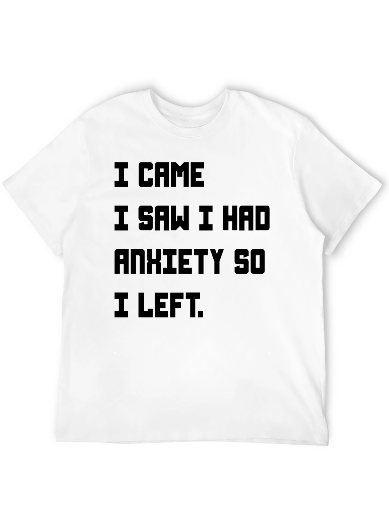 Anxiety Funny Graphic T-Shirt