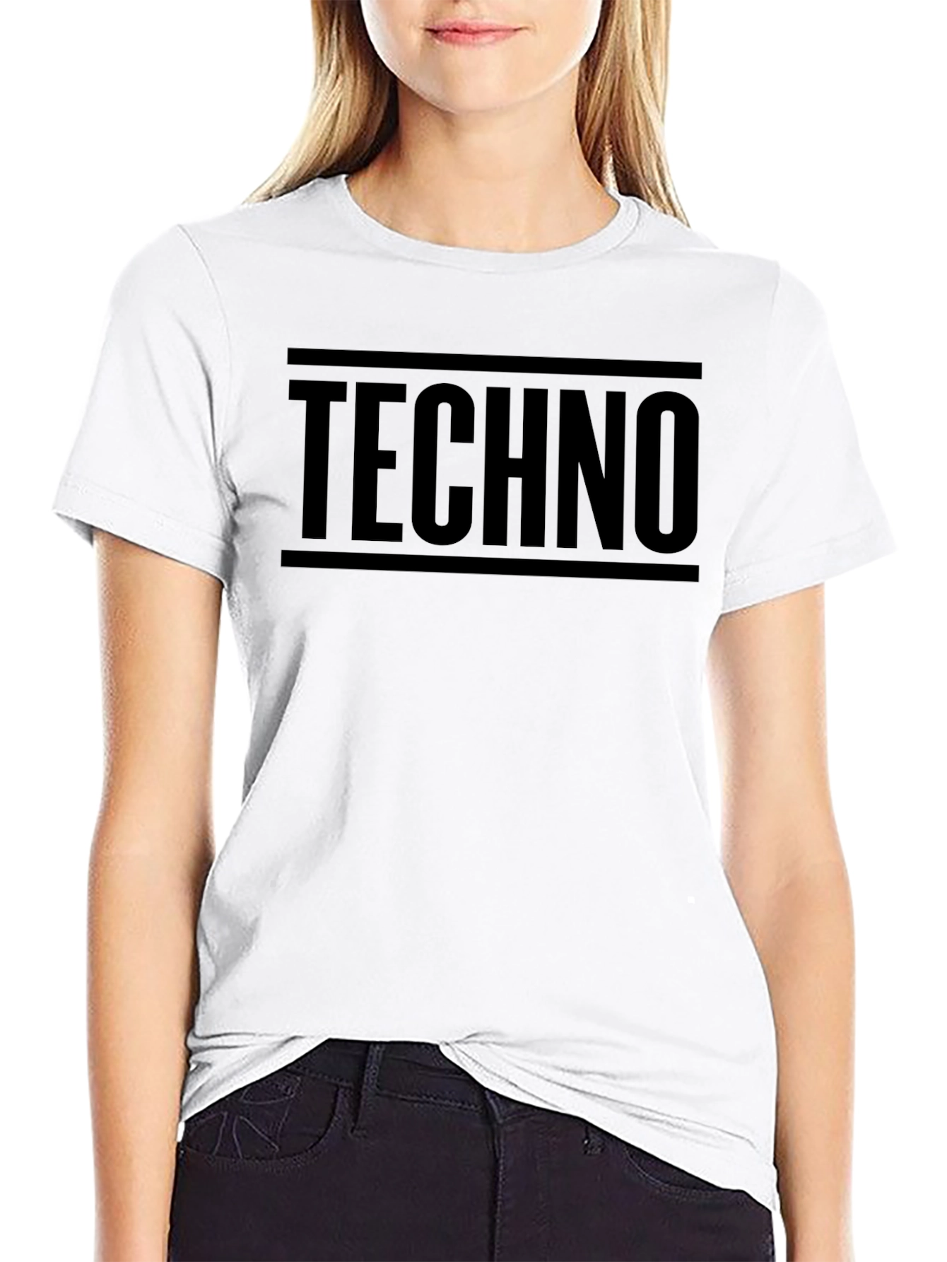Techno Music T-Shirt - Black Graphic Tee