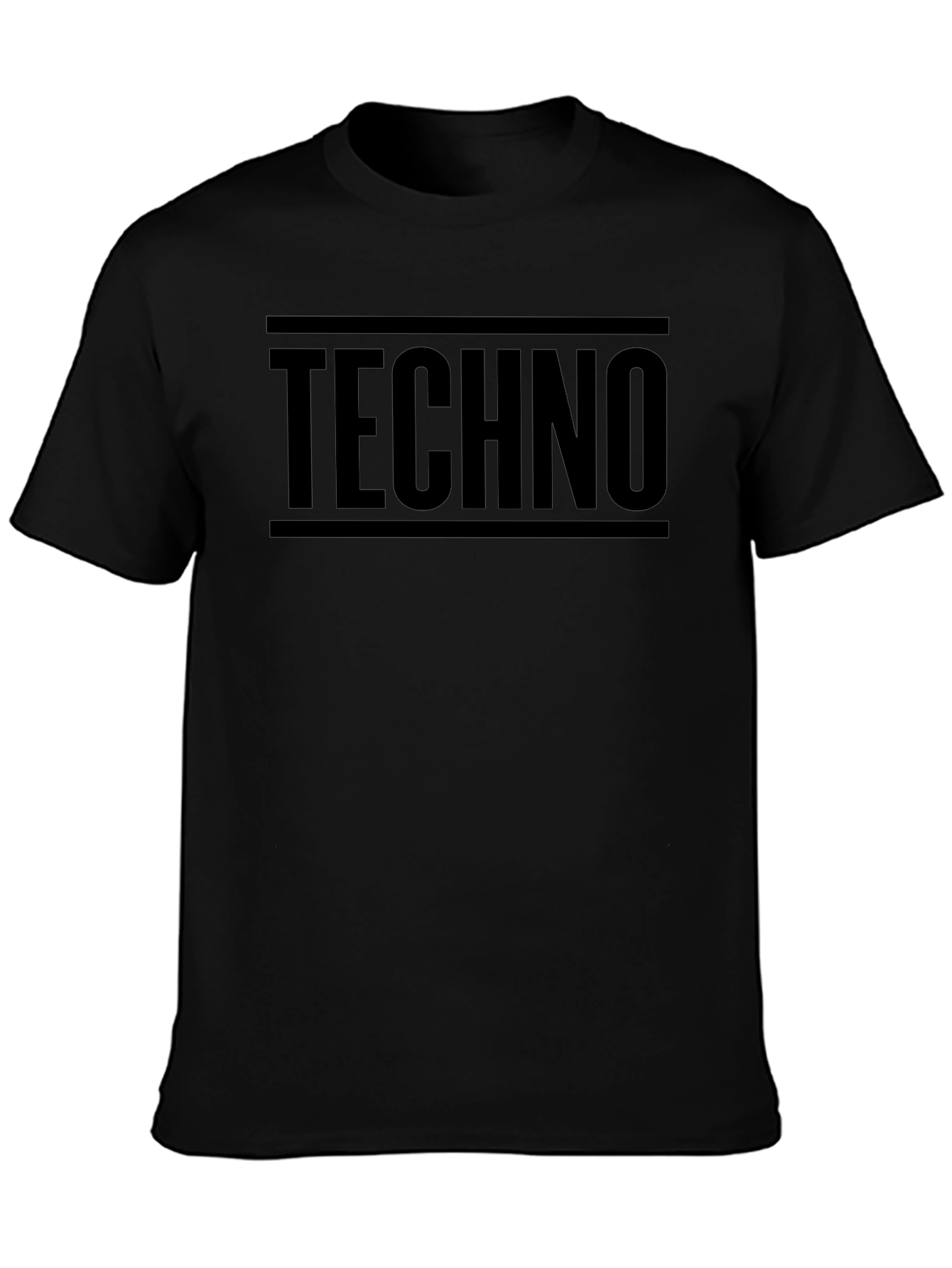 Techno Music T-Shirt - Black Graphic Tee