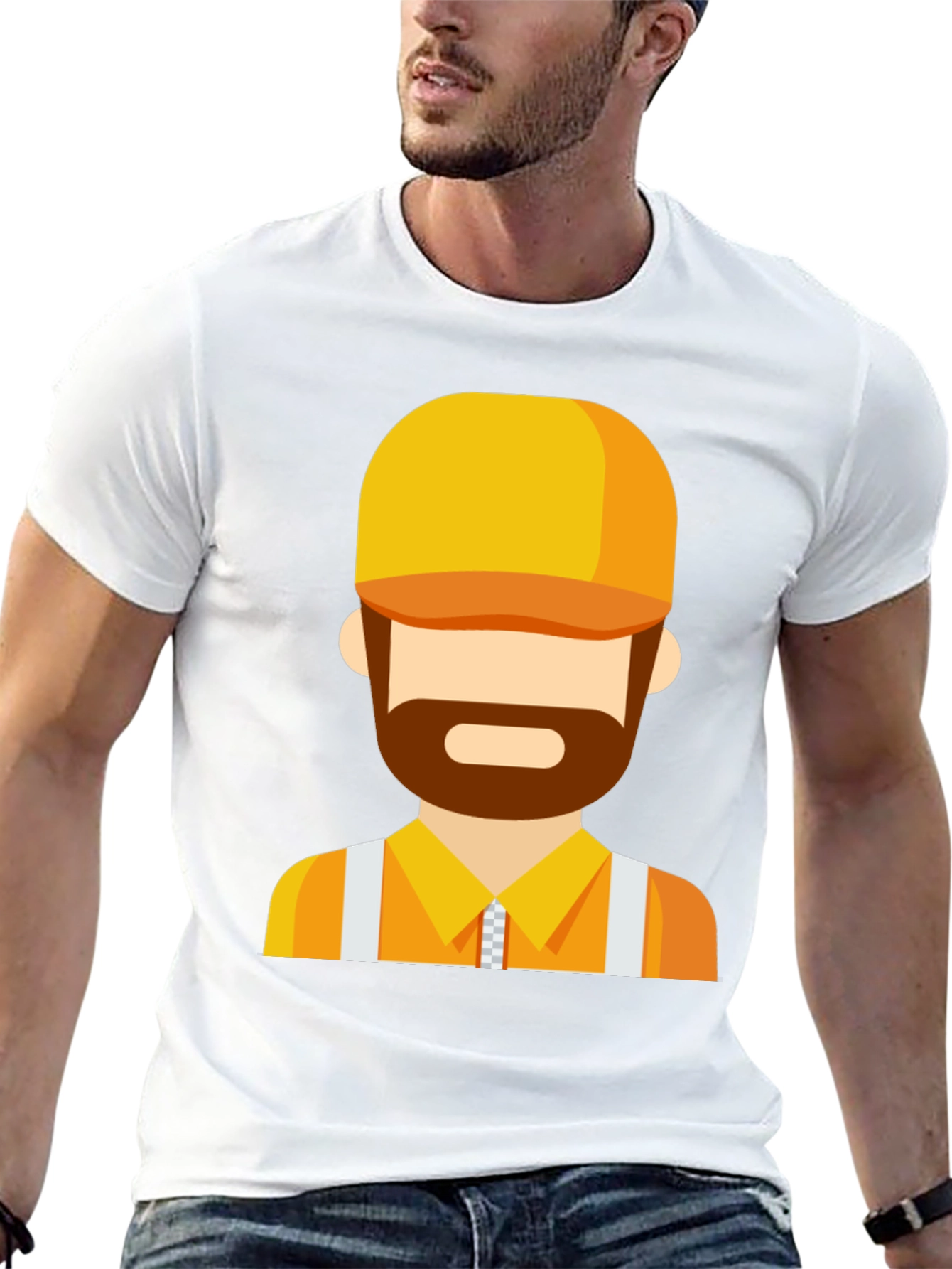 Construction Worker Graphic Tee