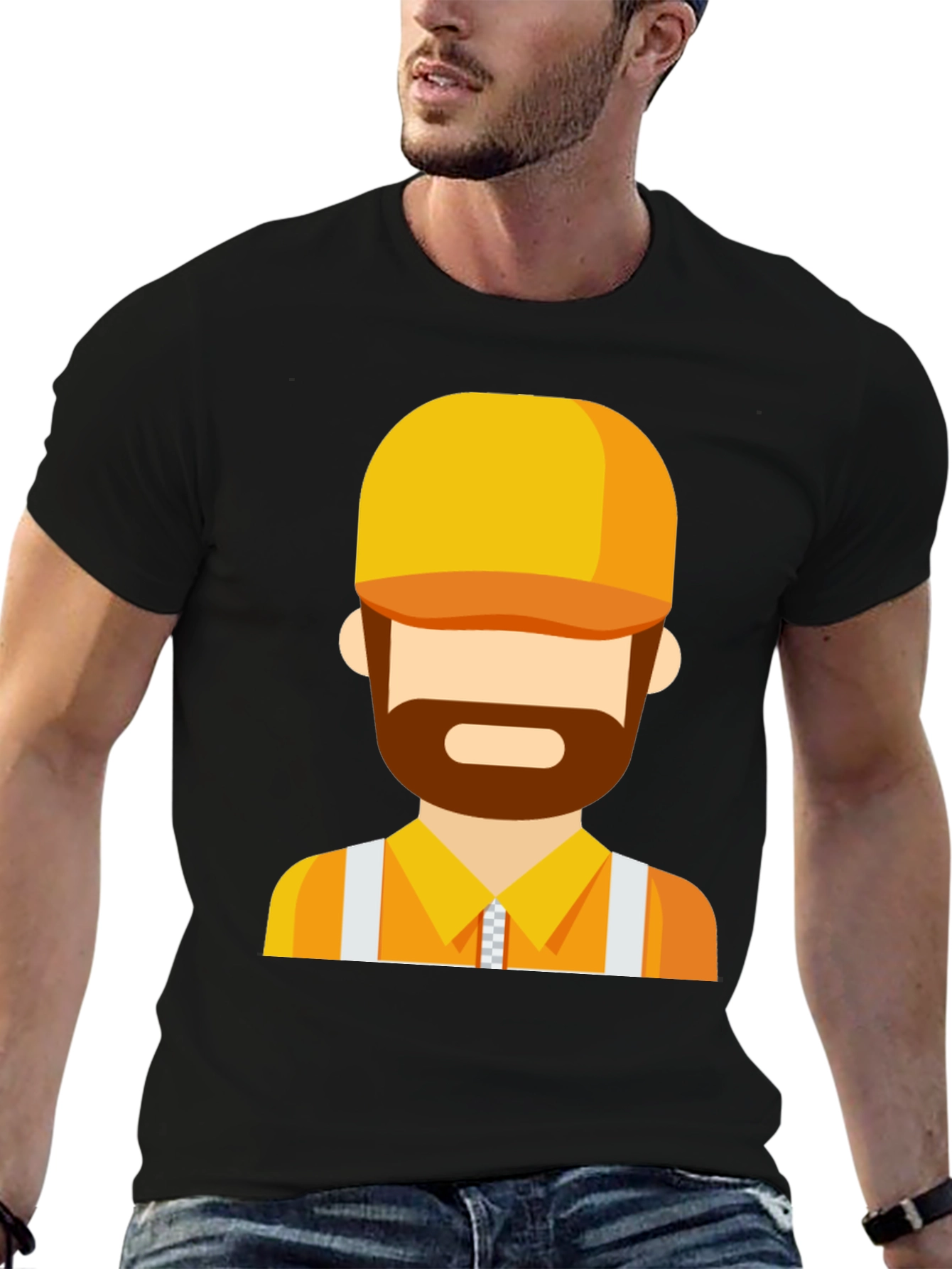 Construction Worker Graphic Tee