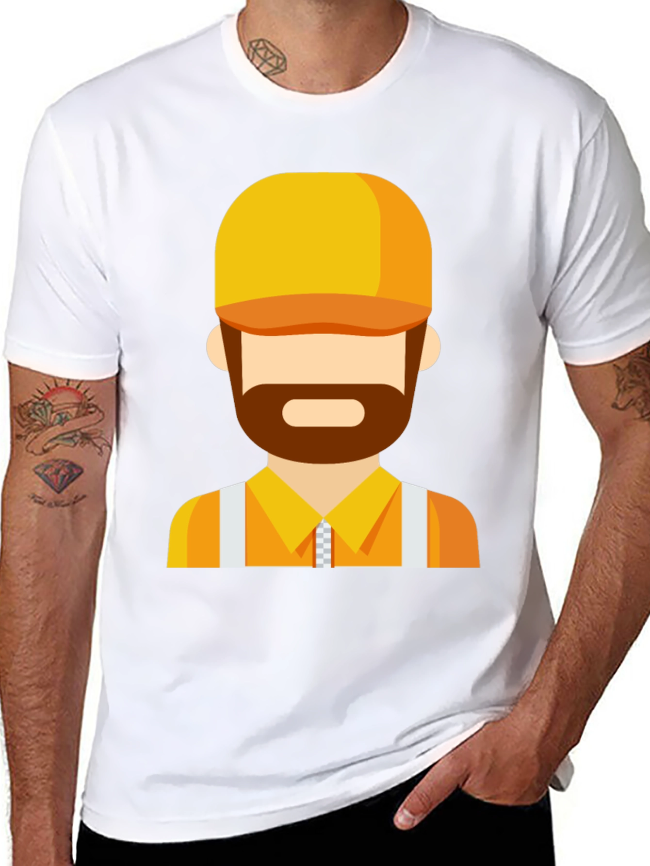 Construction Worker Graphic Tee