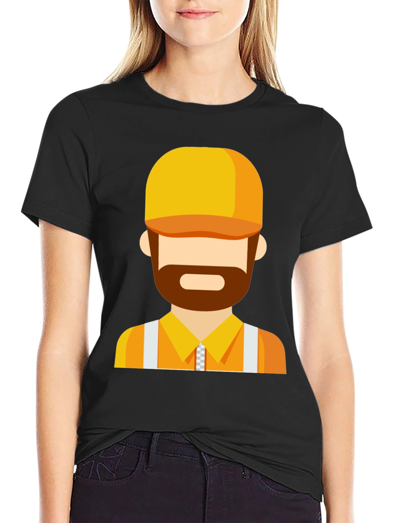 Construction Worker Graphic Tee