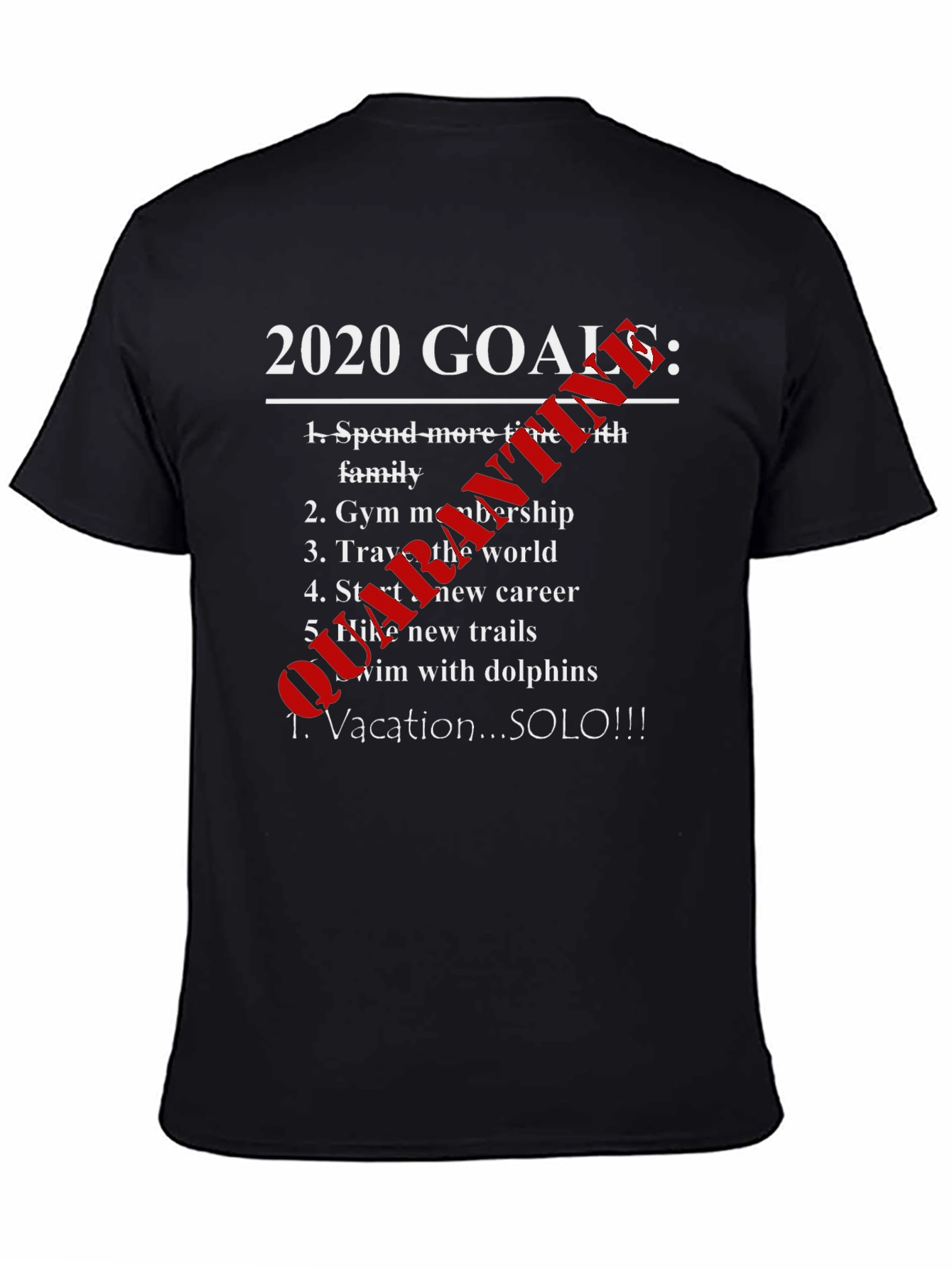 2020 Goals Cancelled Graphic Tee