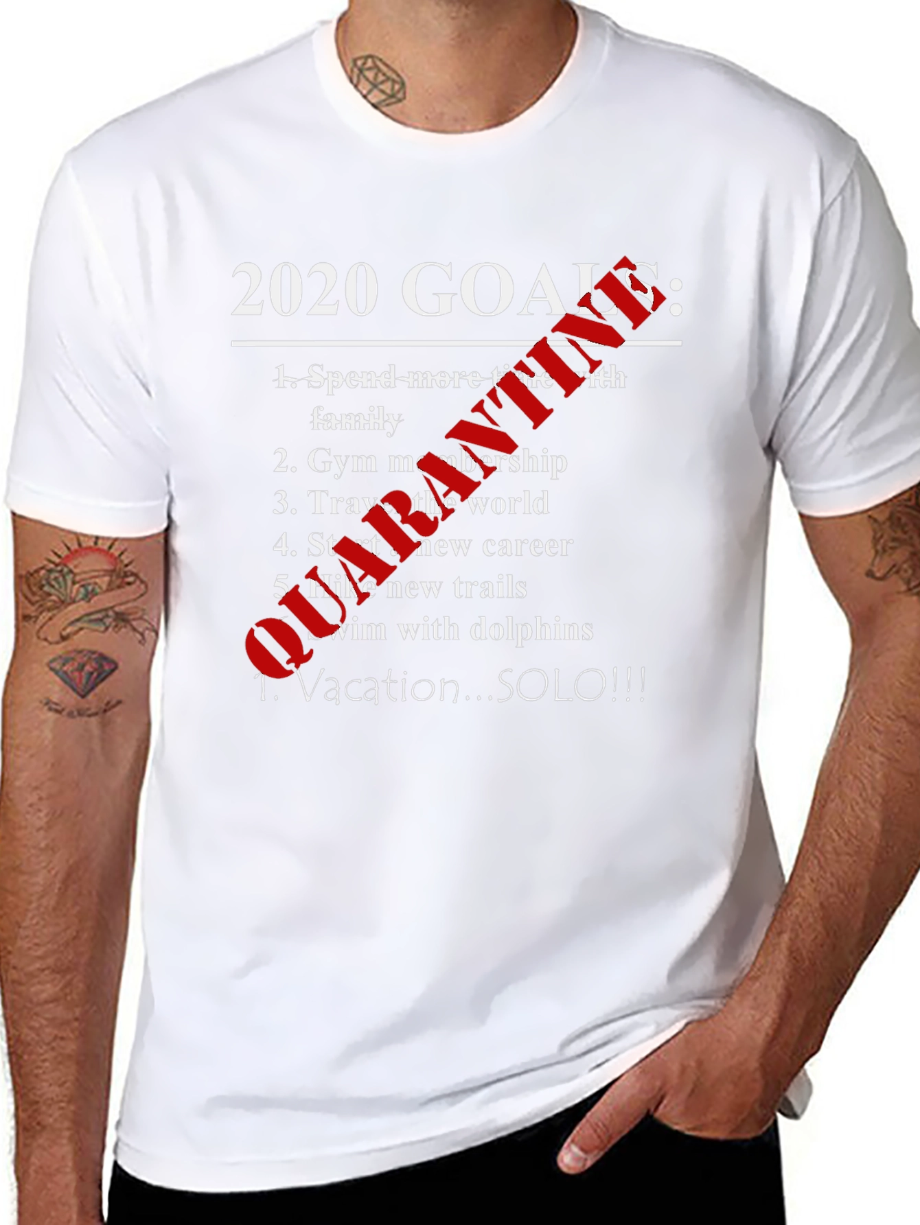 2020 Goals Cancelled Graphic Tee