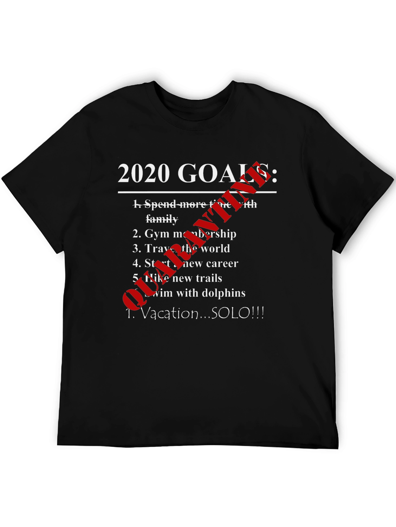 2020 Goals Cancelled Graphic Tee