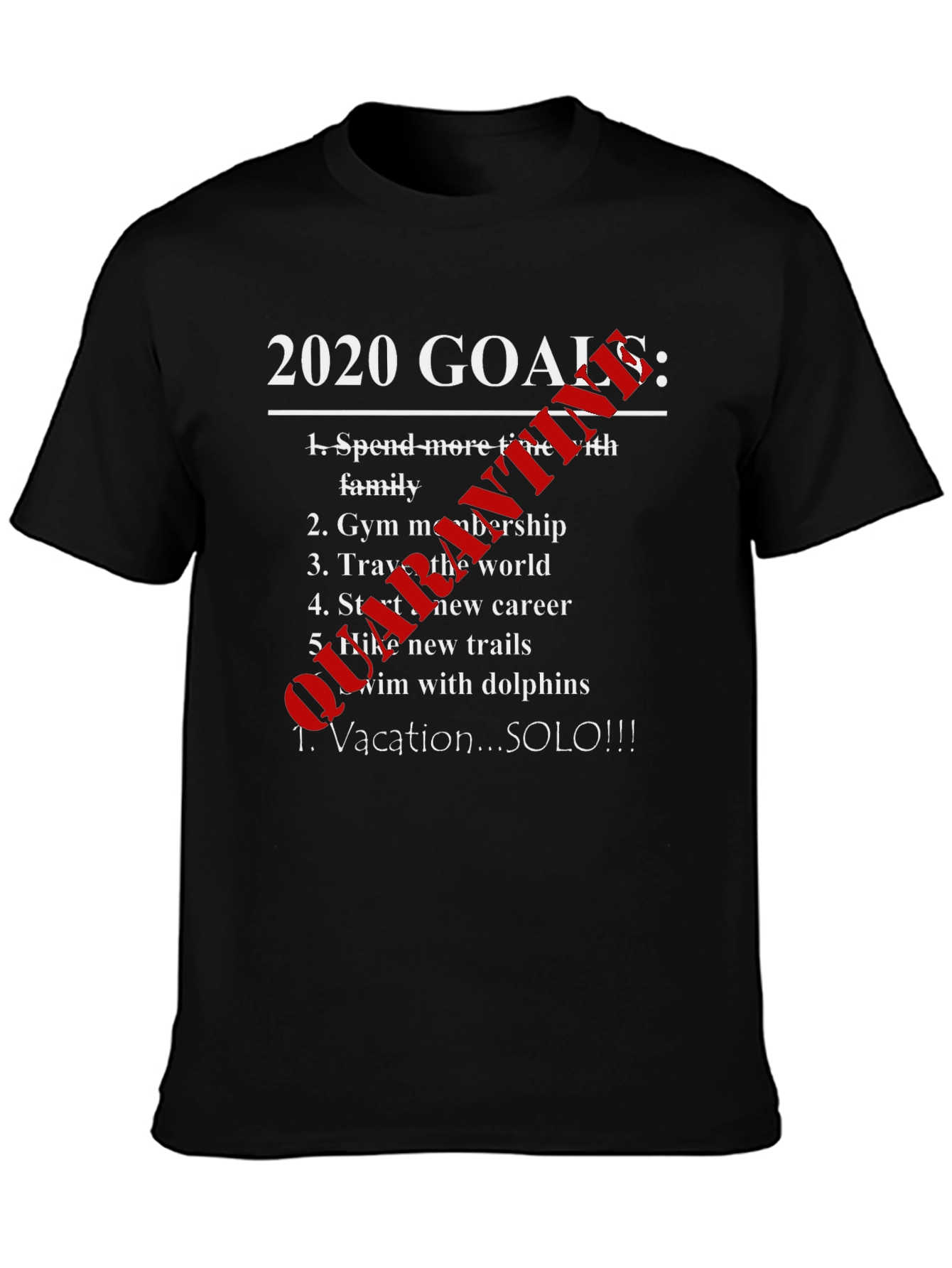 2020 Goals Cancelled Graphic Tee