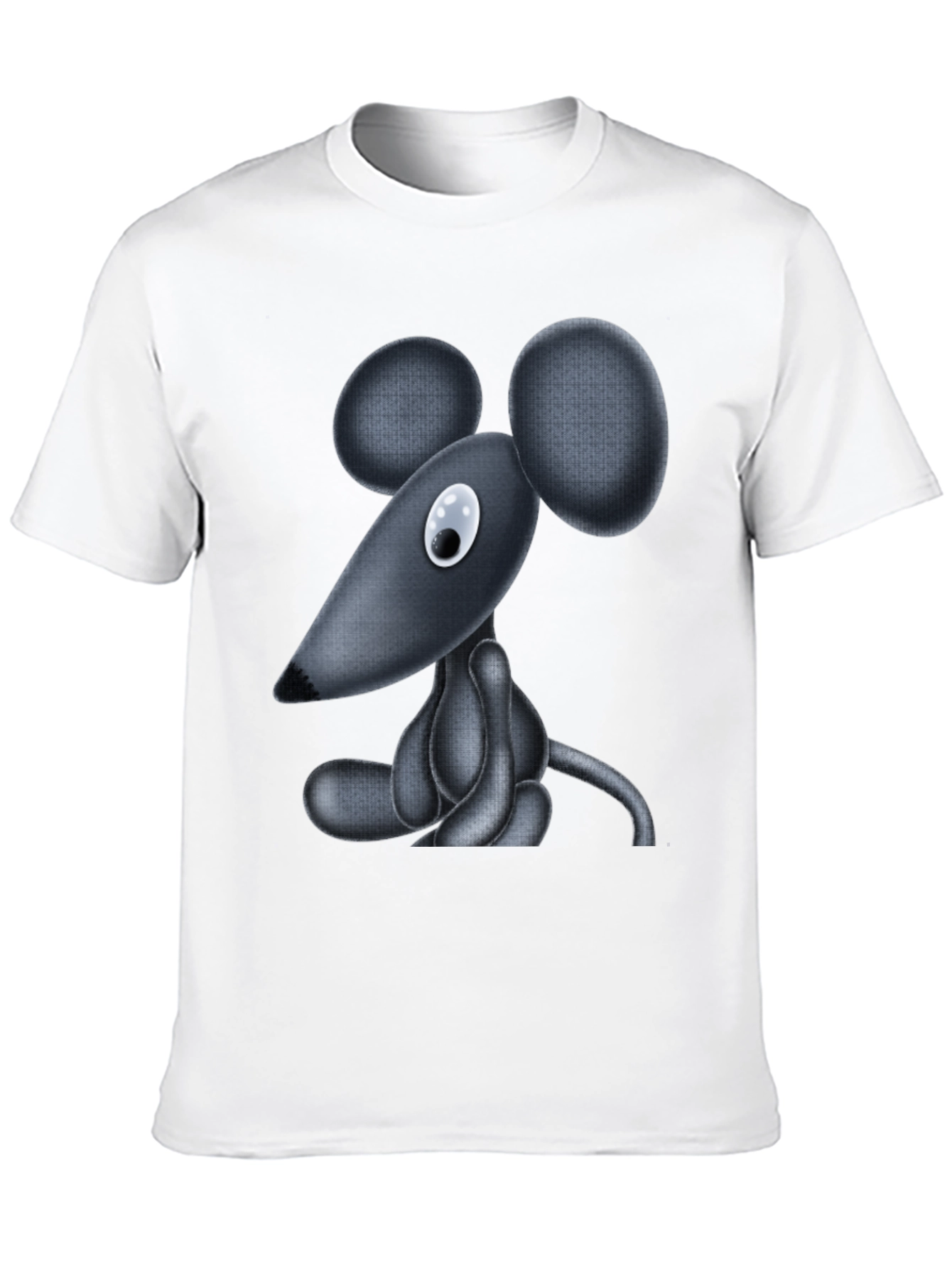 Cartoon Mouse Graphic T-Shirt