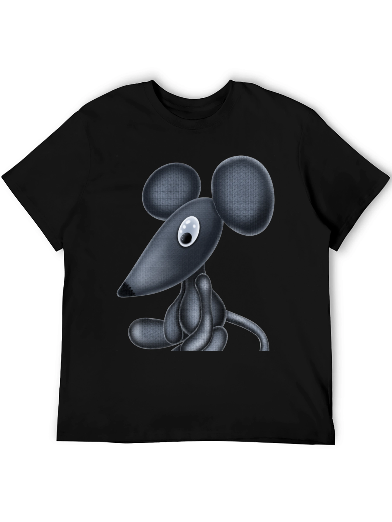 Cartoon Mouse Graphic T-Shirt