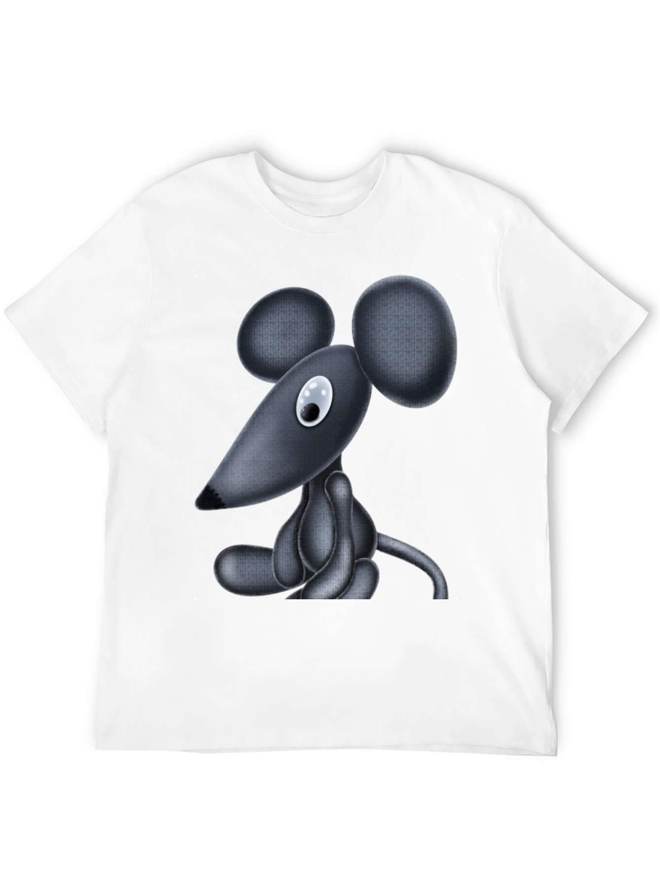 Cartoon Mouse Graphic T-Shirt