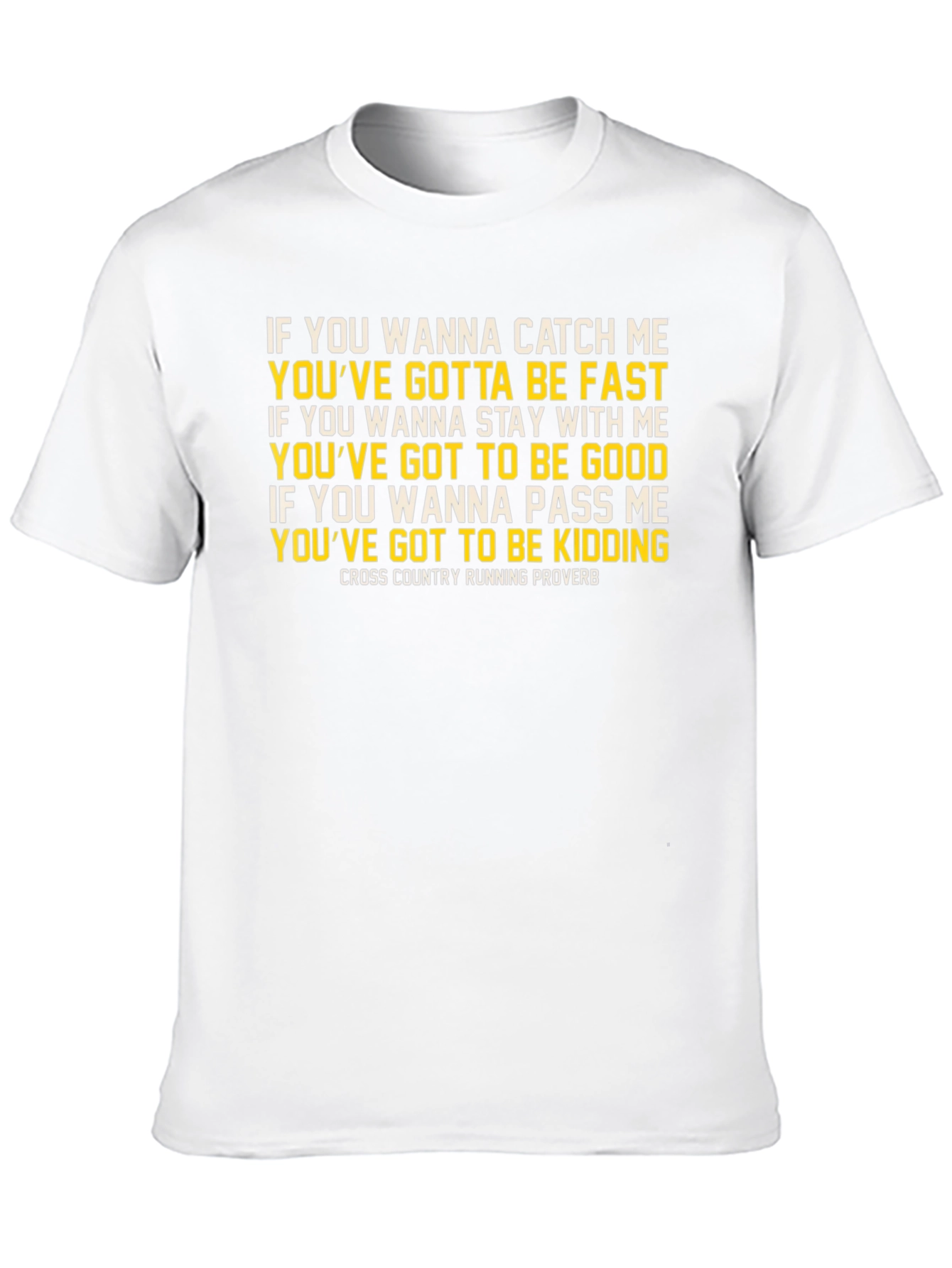 Funny Cross Country Running T-Shirt