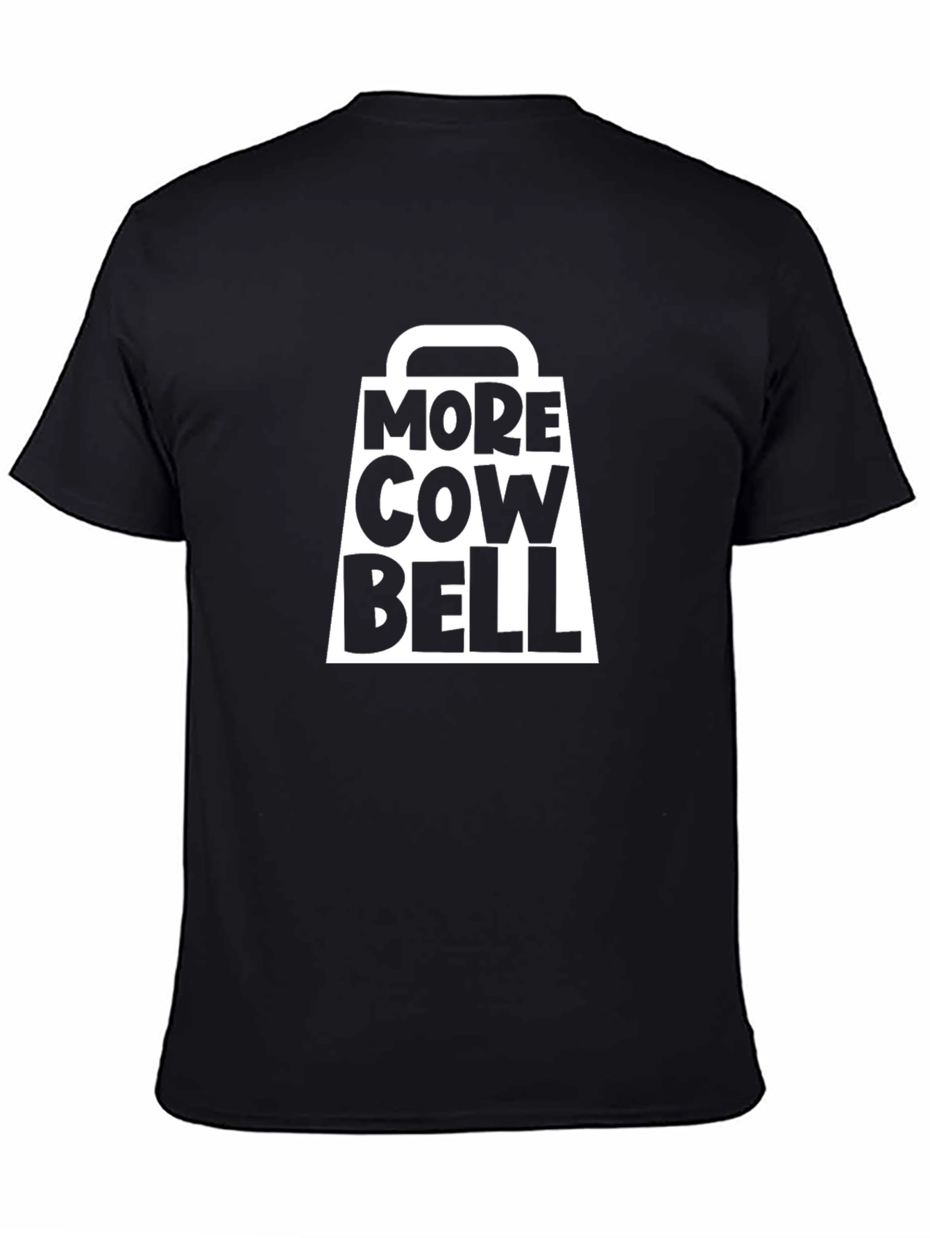 More Cowbell Graphic T-Shirt - Classic Black Tee