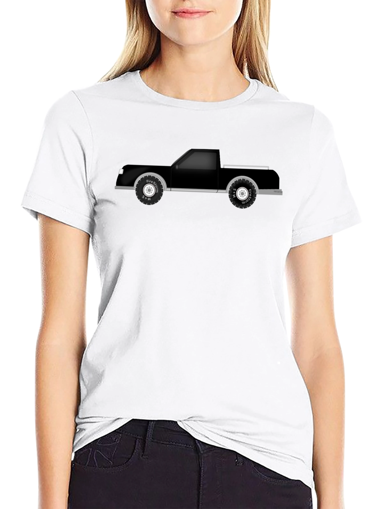 Black Car Graphic T-Shirt