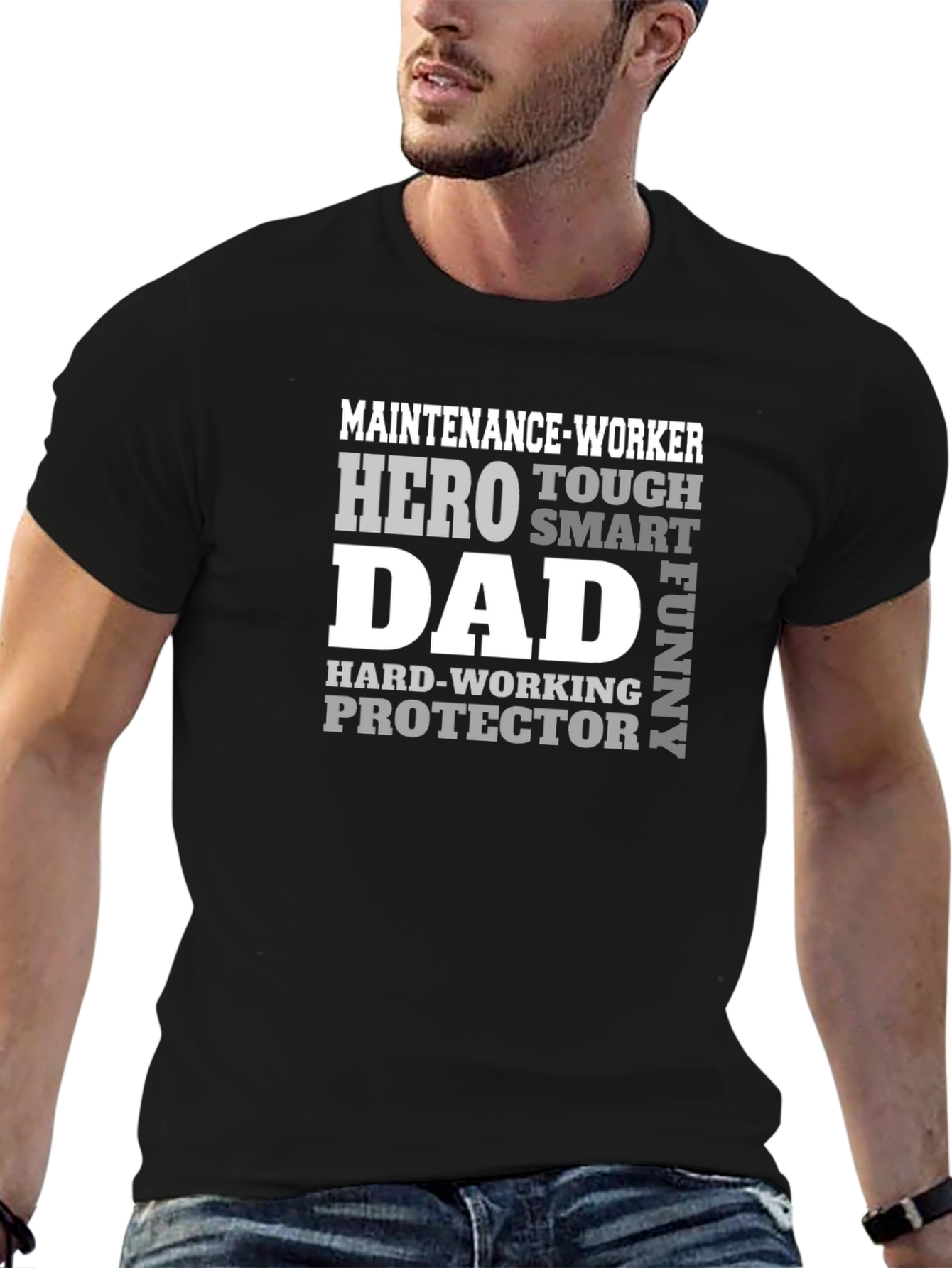 Maintenance Worker Dad Graphic T-Shirt