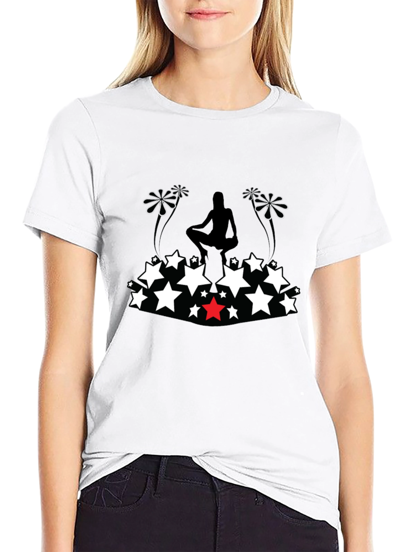 Starry Silhouette Graphic Tee