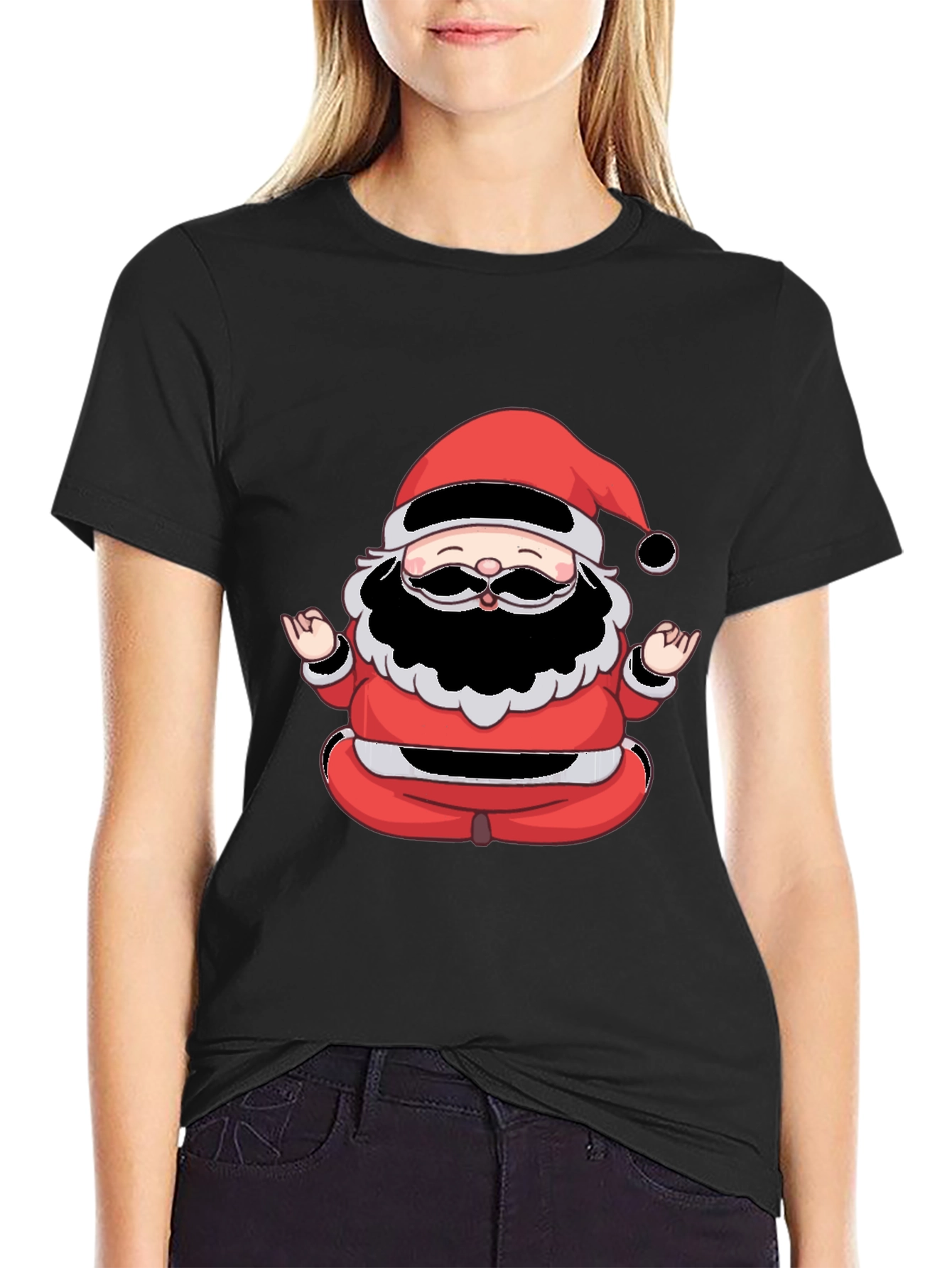 Meditating Santa Graphic Tee