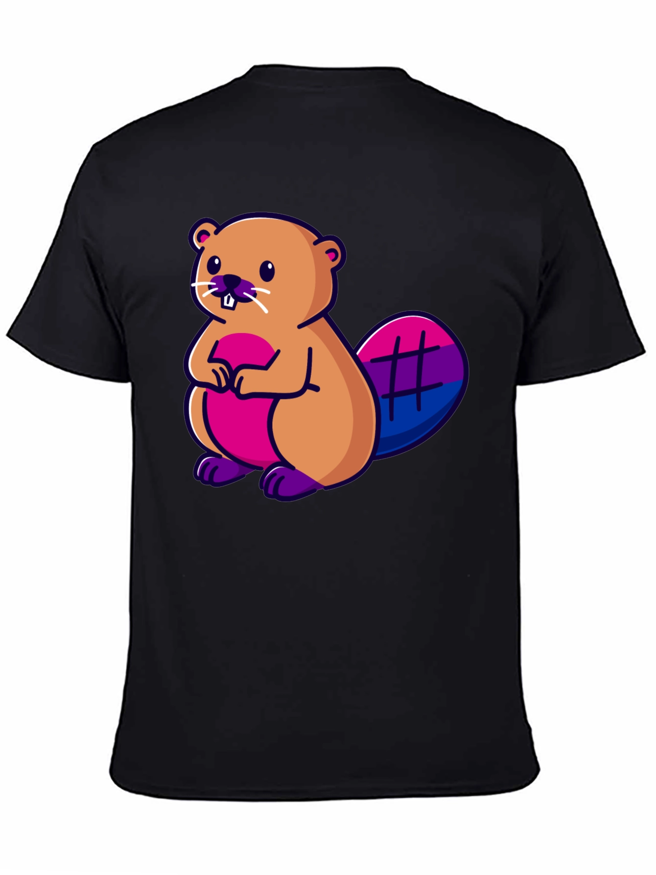 Bisexual Beaver Graphic T-Shirt - Pride Tee