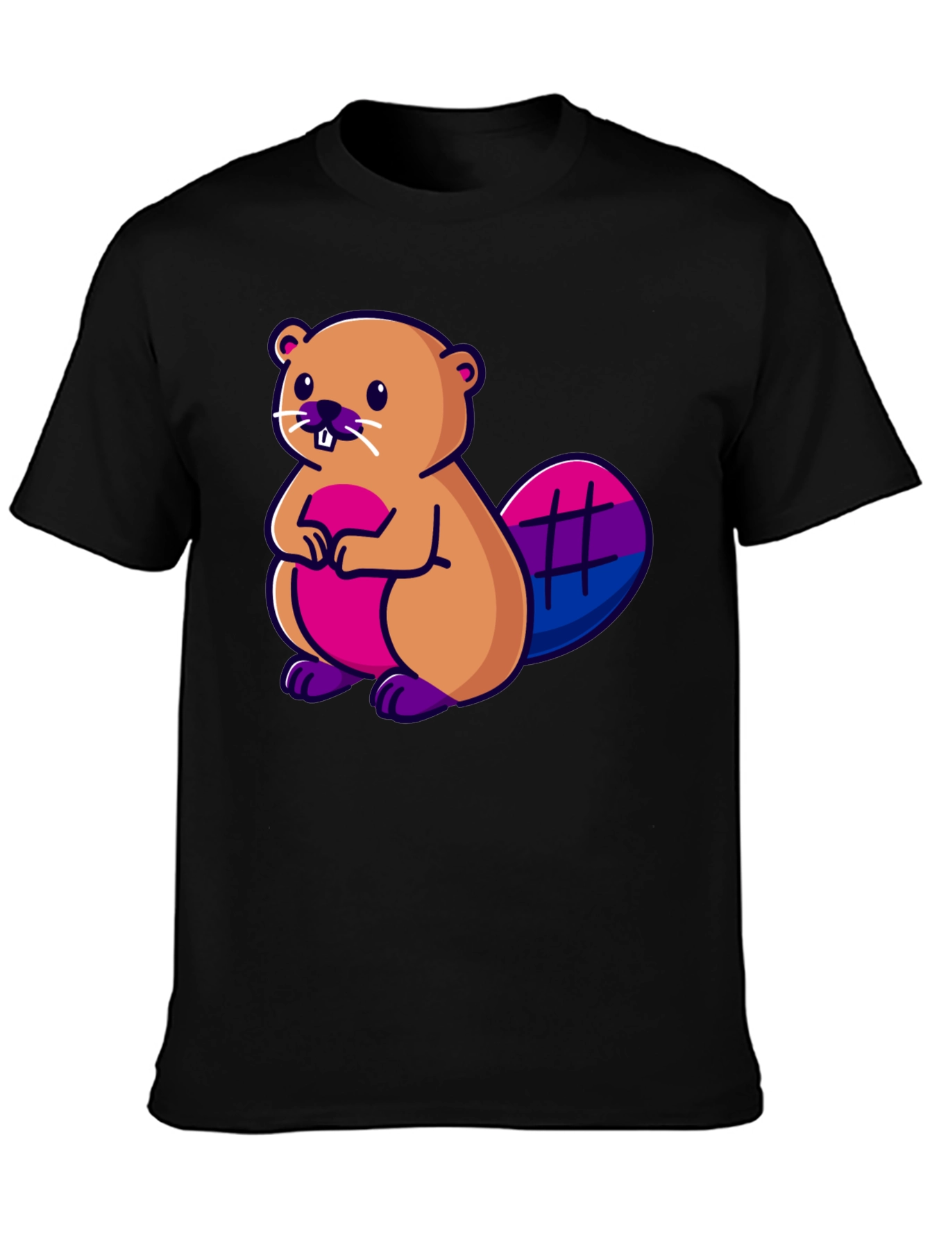 Bisexual Beaver Graphic T-Shirt - Pride Tee