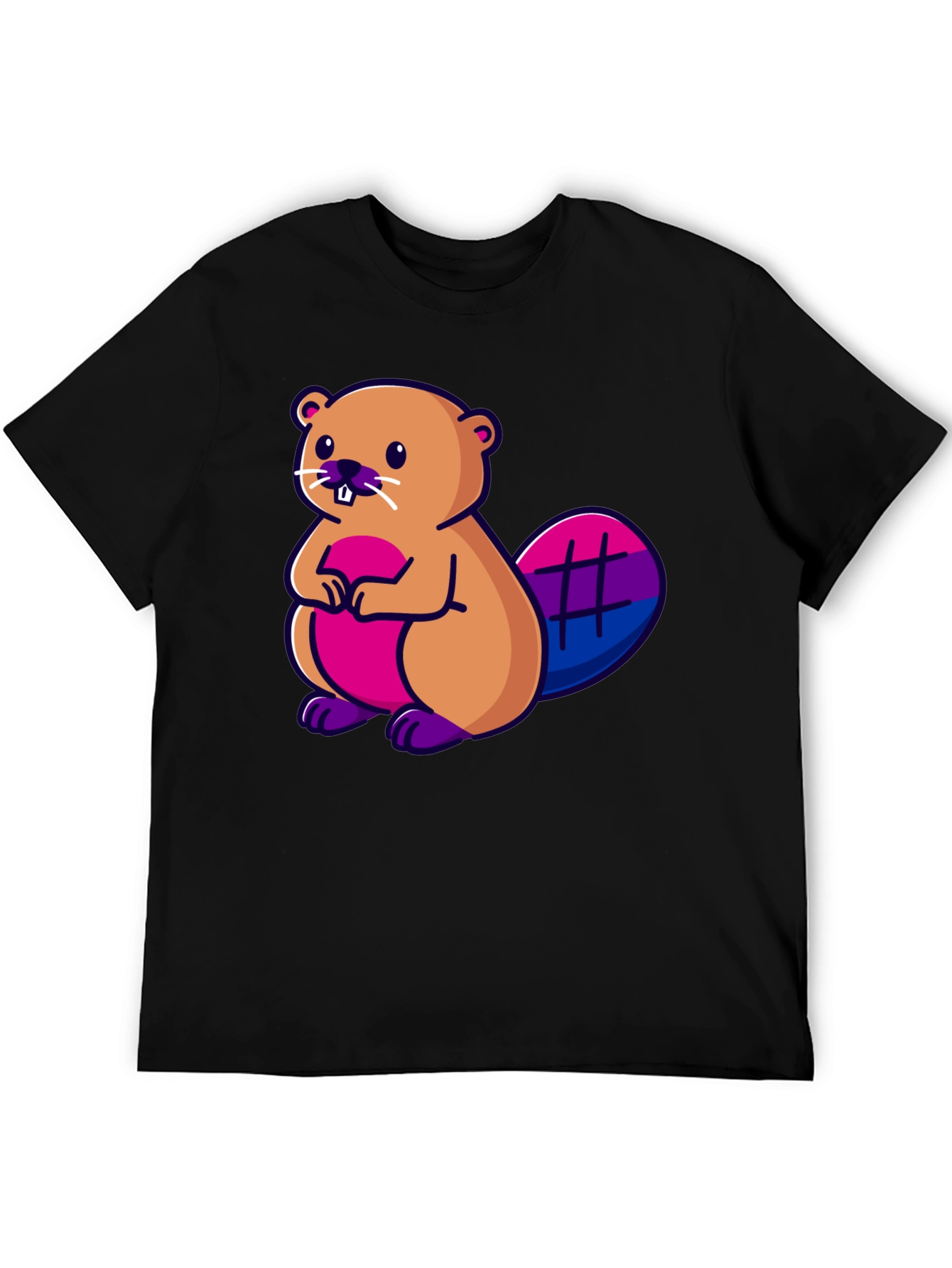 Bisexual Beaver Graphic T-Shirt - Pride Tee
