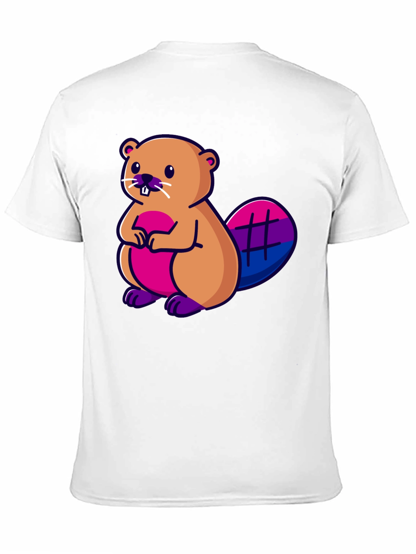 Bisexual Beaver Graphic T-Shirt - Pride Tee