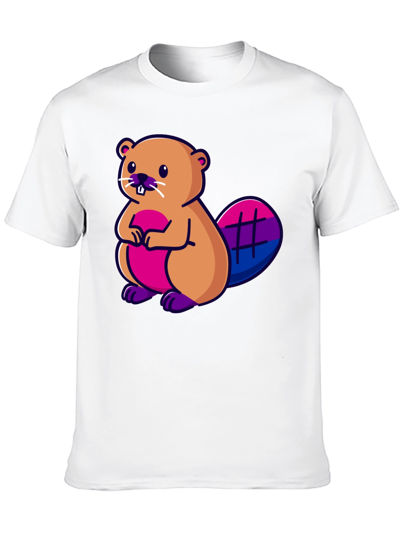 Bisexual Beaver Graphic T-Shirt - Pride Tee