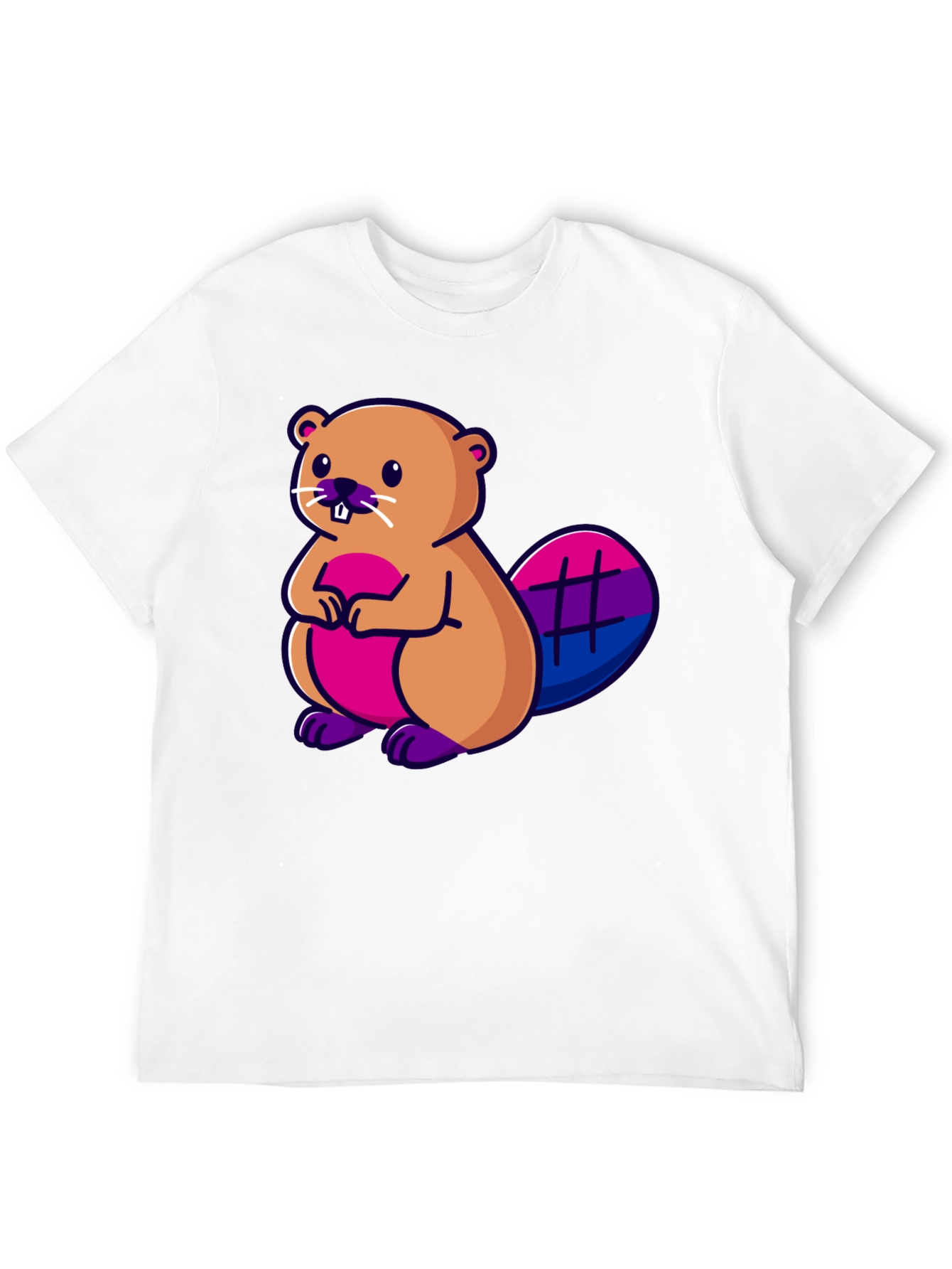 Bisexual Beaver Graphic T-Shirt - Pride Tee
