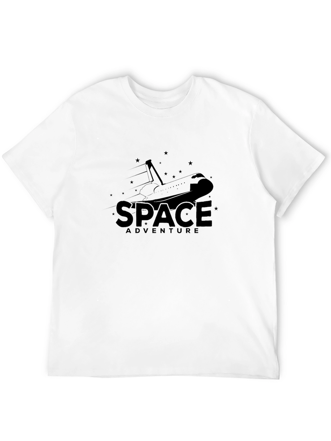 Space Adventure T-Shirt - Black Cotton Tee