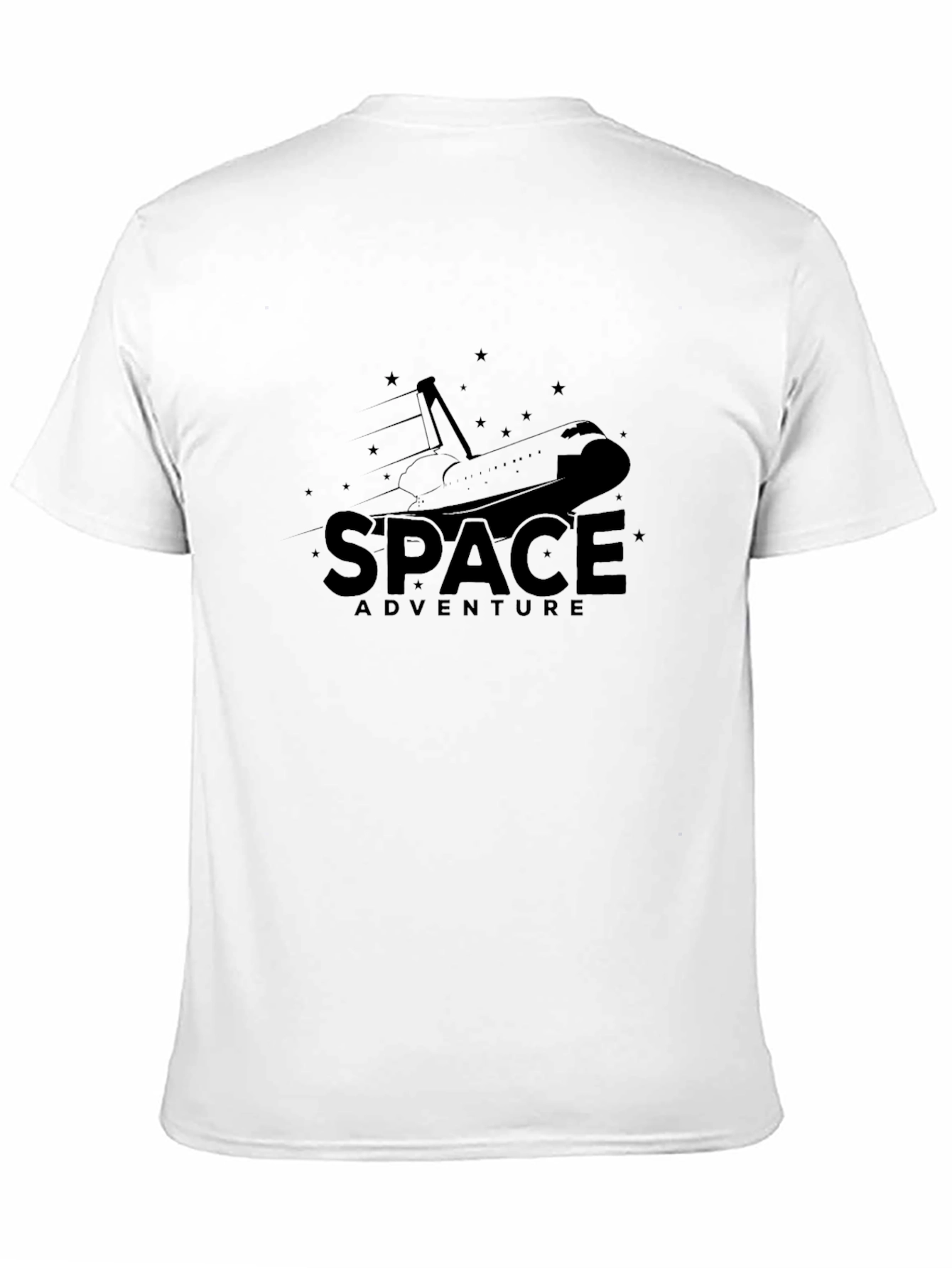 Space Adventure T-Shirt - Black Cotton Tee