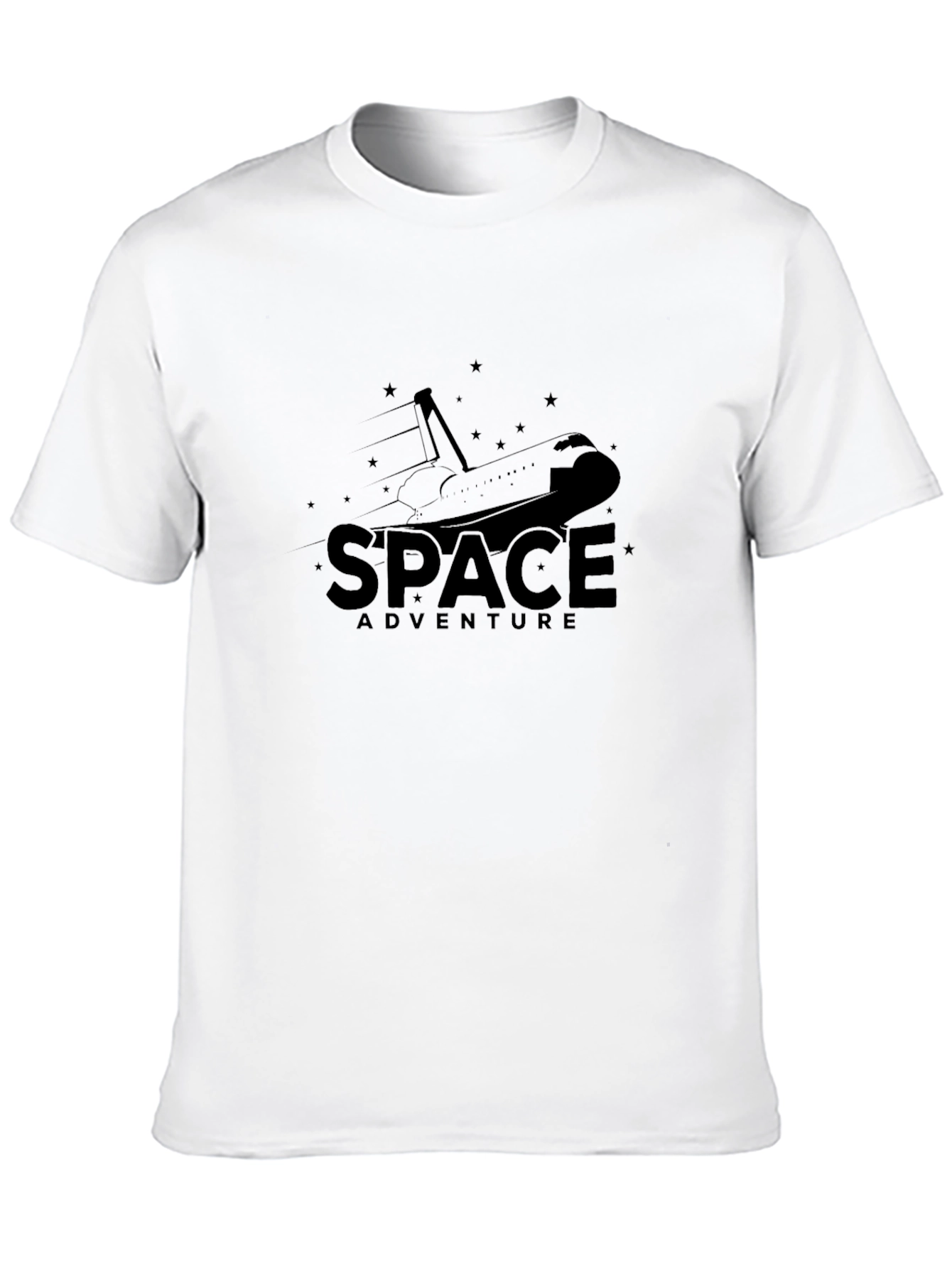 Space Adventure T-Shirt - Black Cotton Tee
