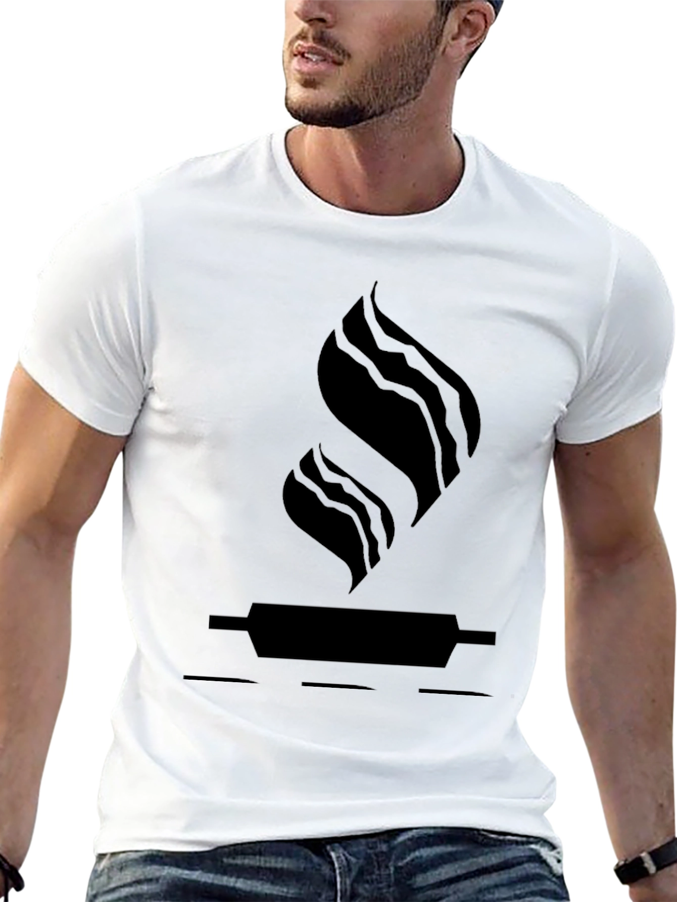 Abstract Graphic Tee - Modern Style
