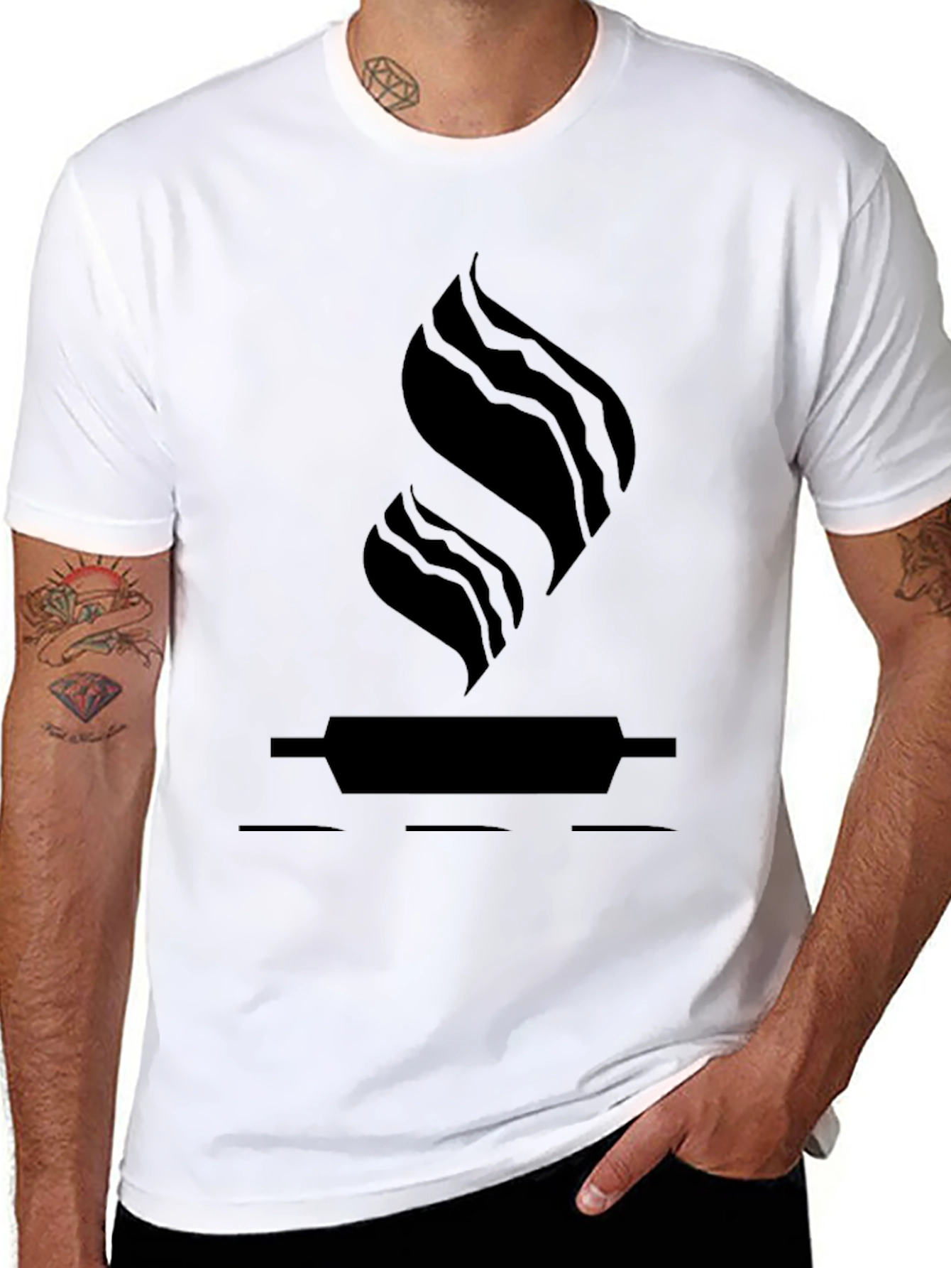 Abstract Graphic Tee - Modern Style