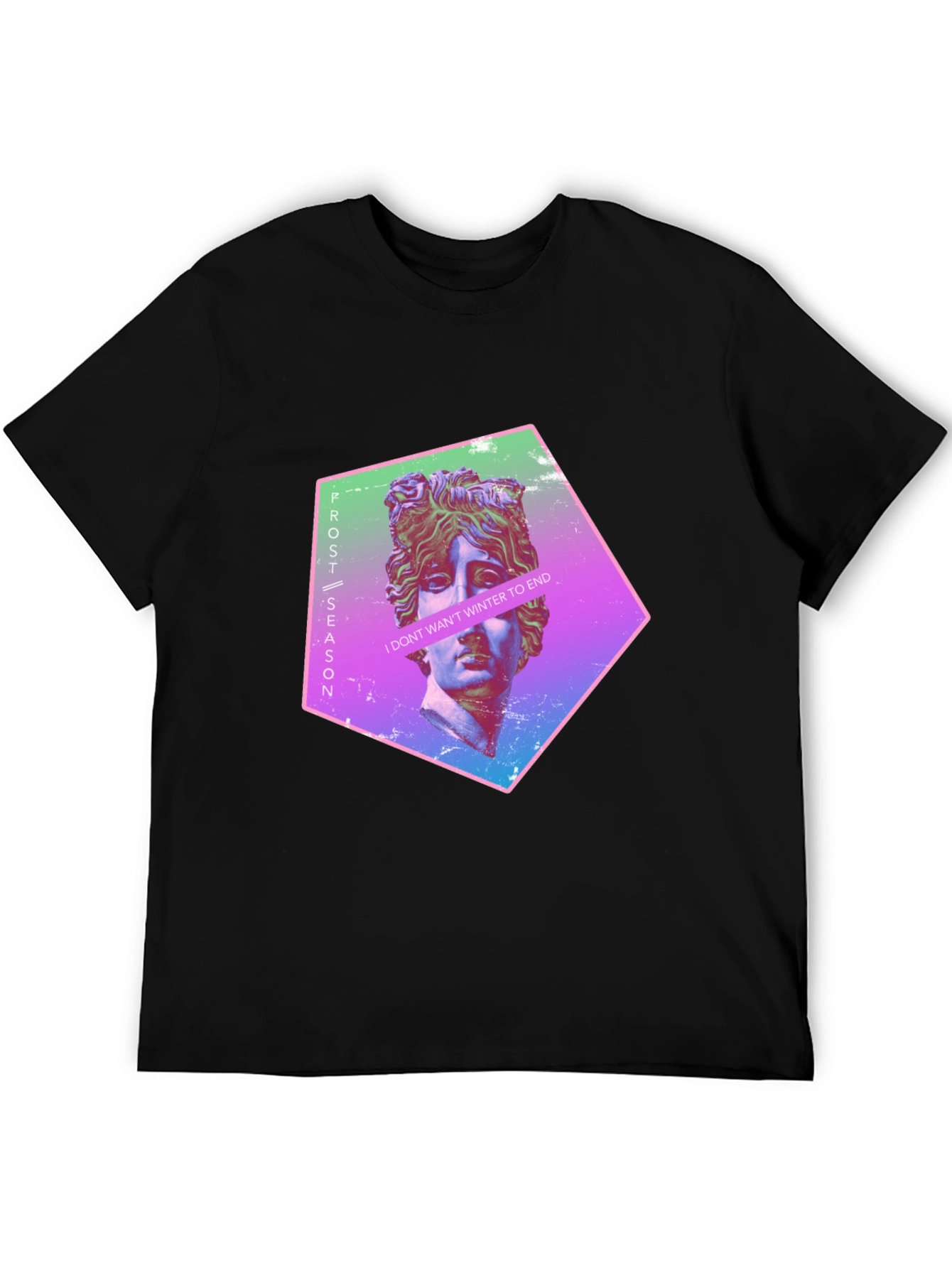 Frost Season Graphic Tee - Mens Black T-Shirt