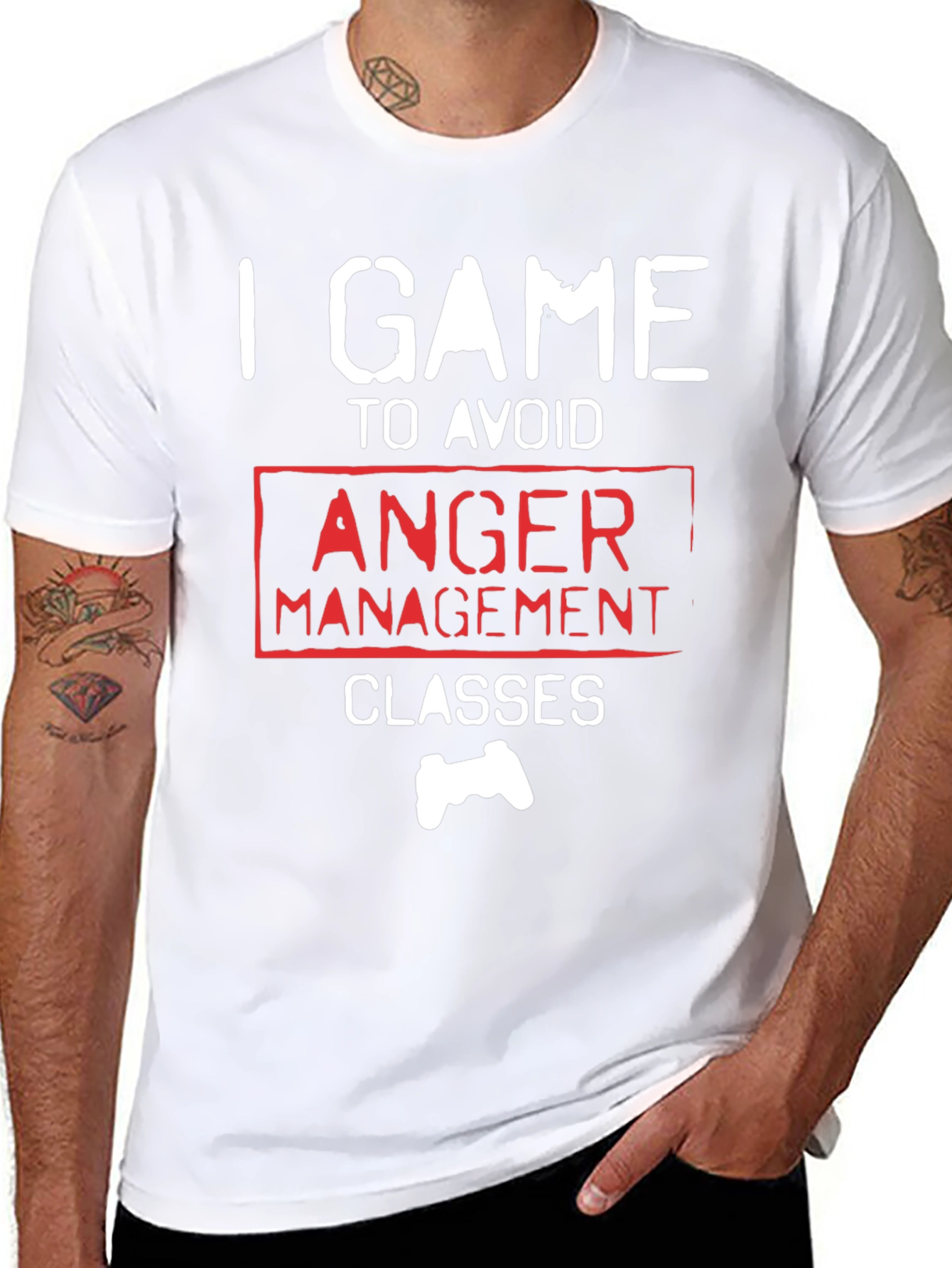 Gamer T-Shirt - I Game to Avoid Anger Management