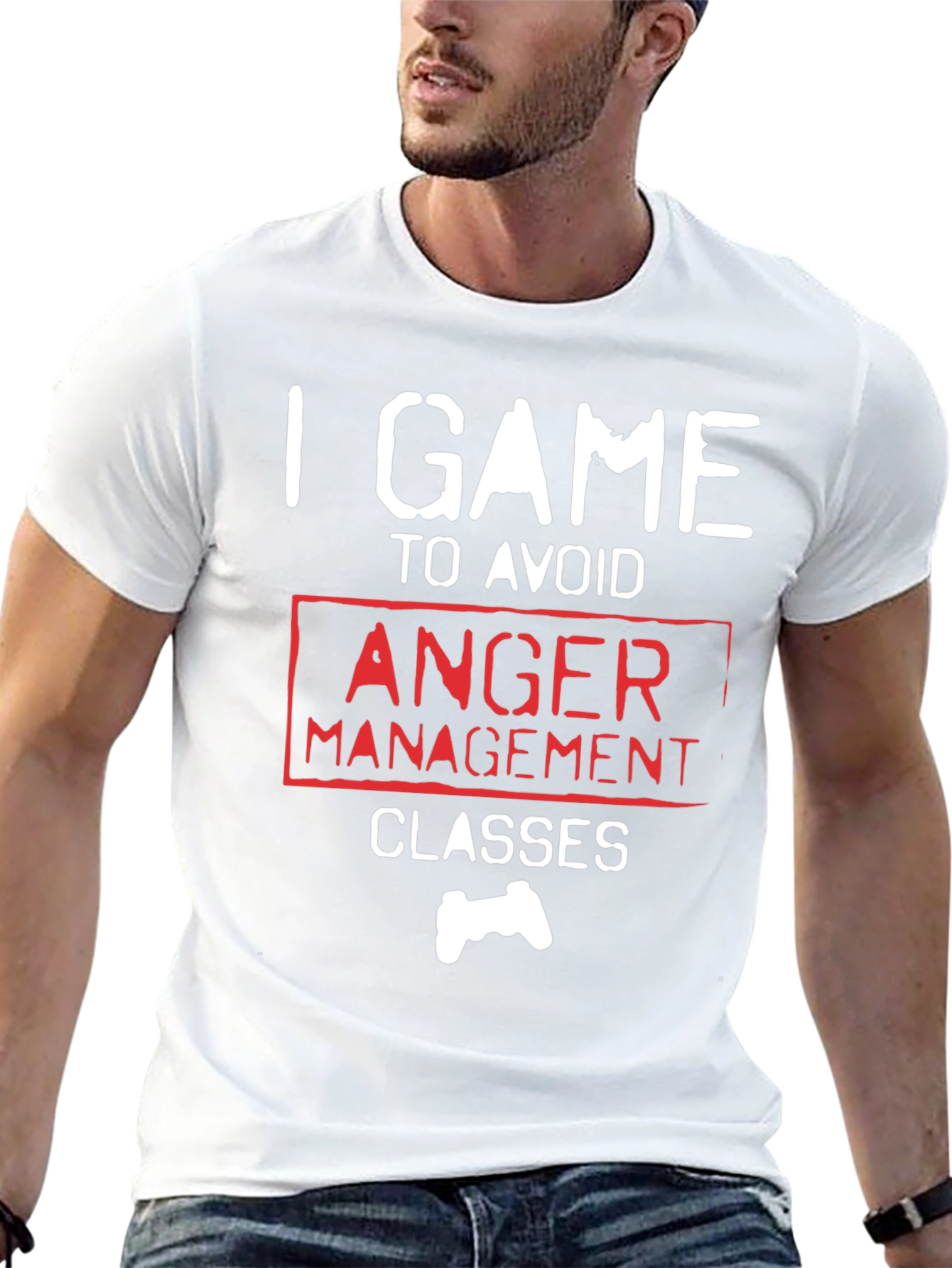 Gamer T-Shirt - I Game to Avoid Anger Management
