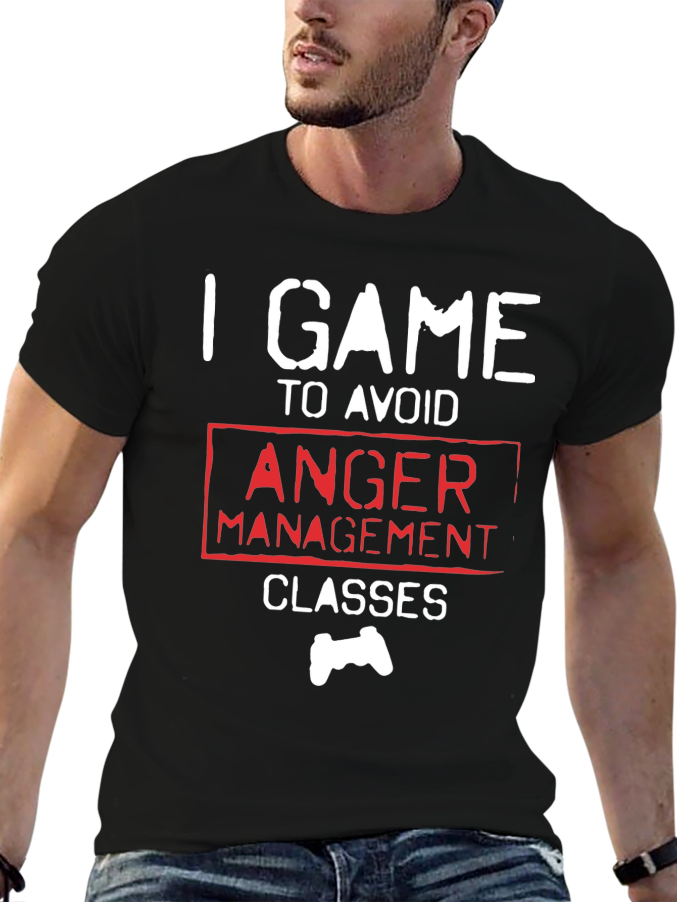 Gamer T-Shirt - I Game to Avoid Anger Management