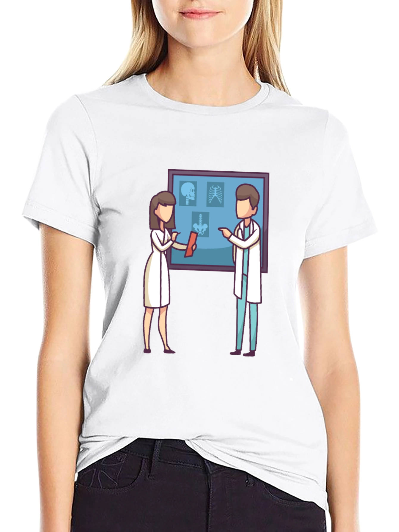 Medical X-Ray Graphic T-Shirt