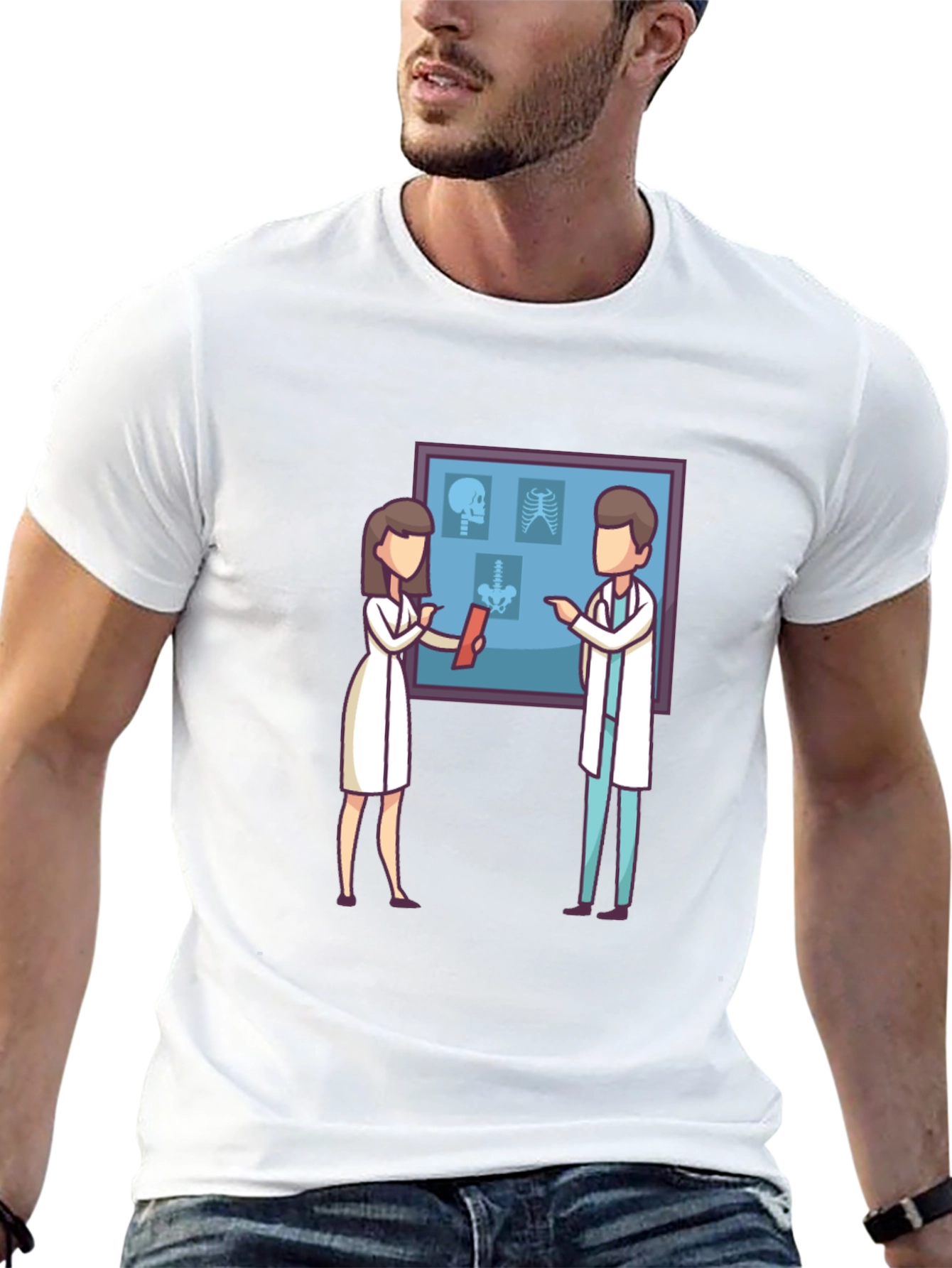 Medical X-Ray Graphic T-Shirt