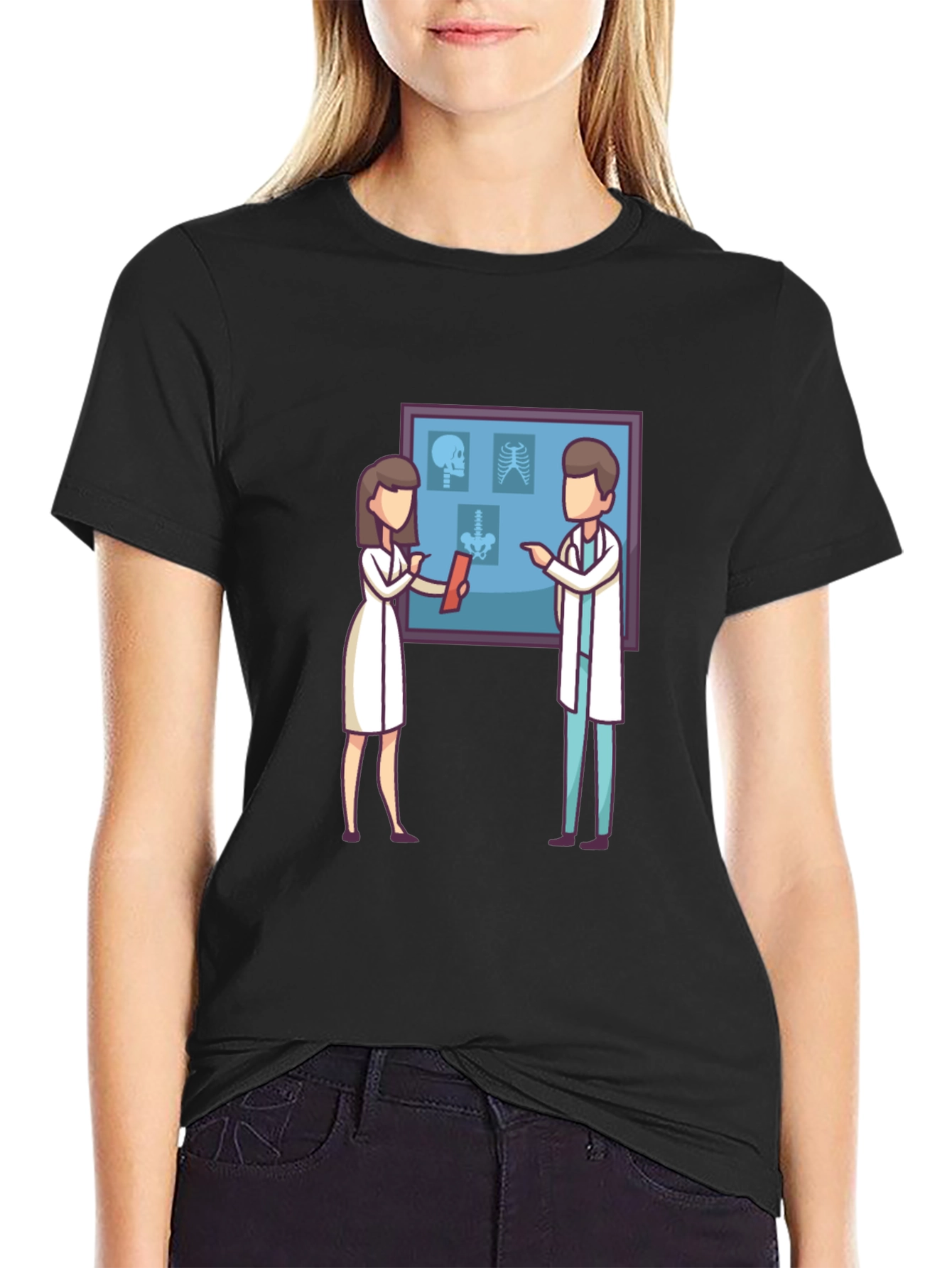 Medical X-Ray Graphic T-Shirt