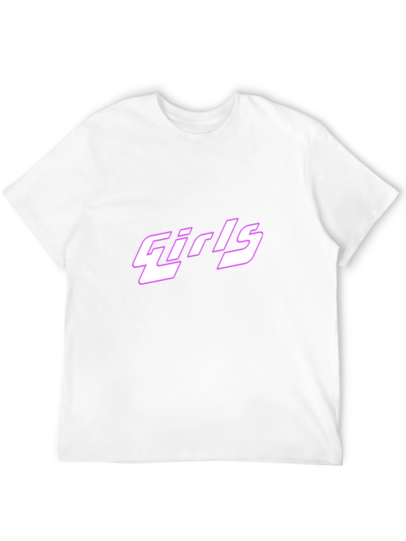 Girls Graphic Tee - Black Cotton T-Shirt