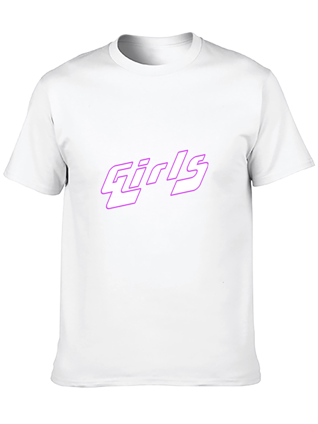 Girls Graphic Tee - Black Cotton T-Shirt