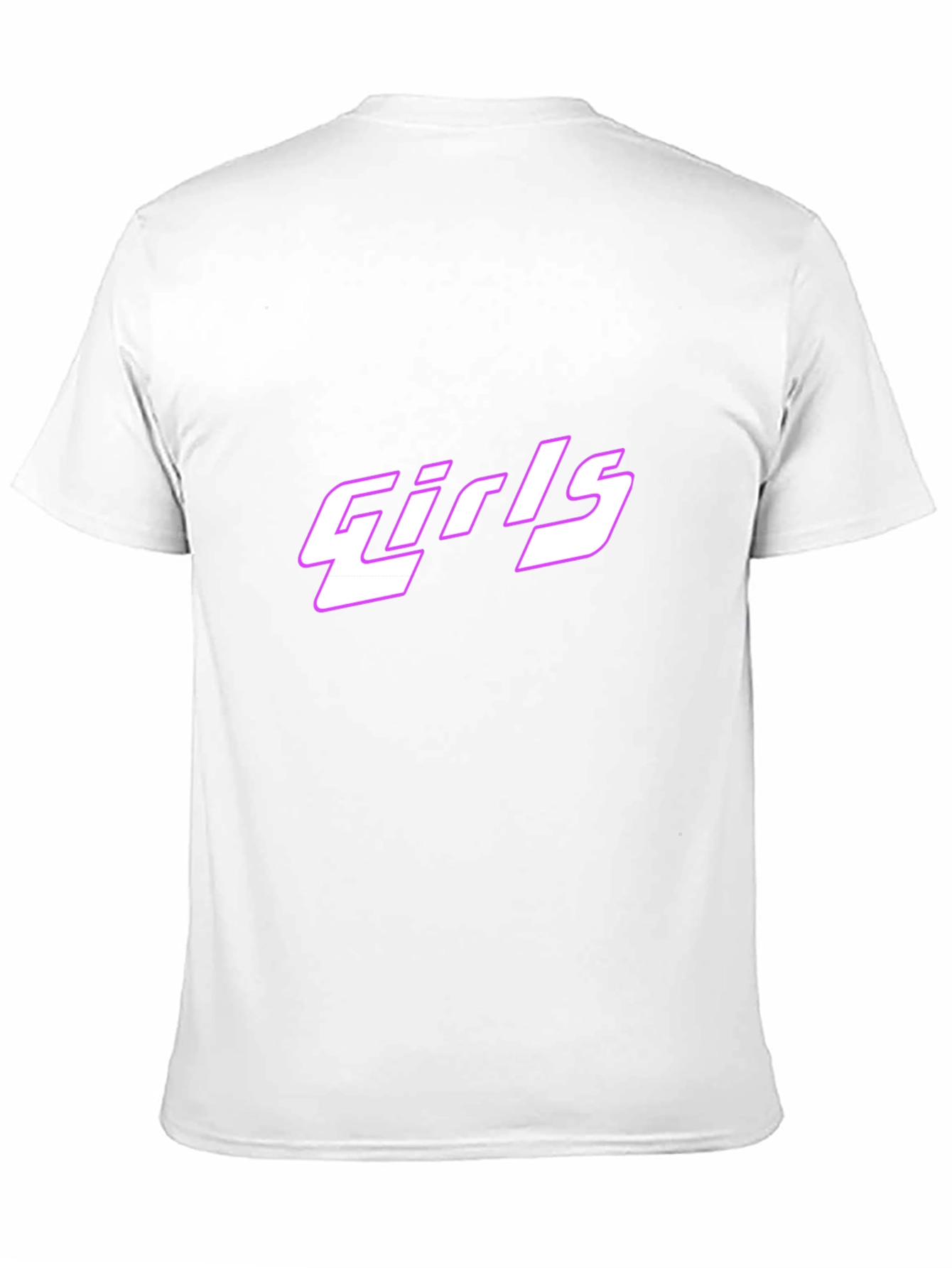 Girls Graphic Tee - Black Cotton T-Shirt