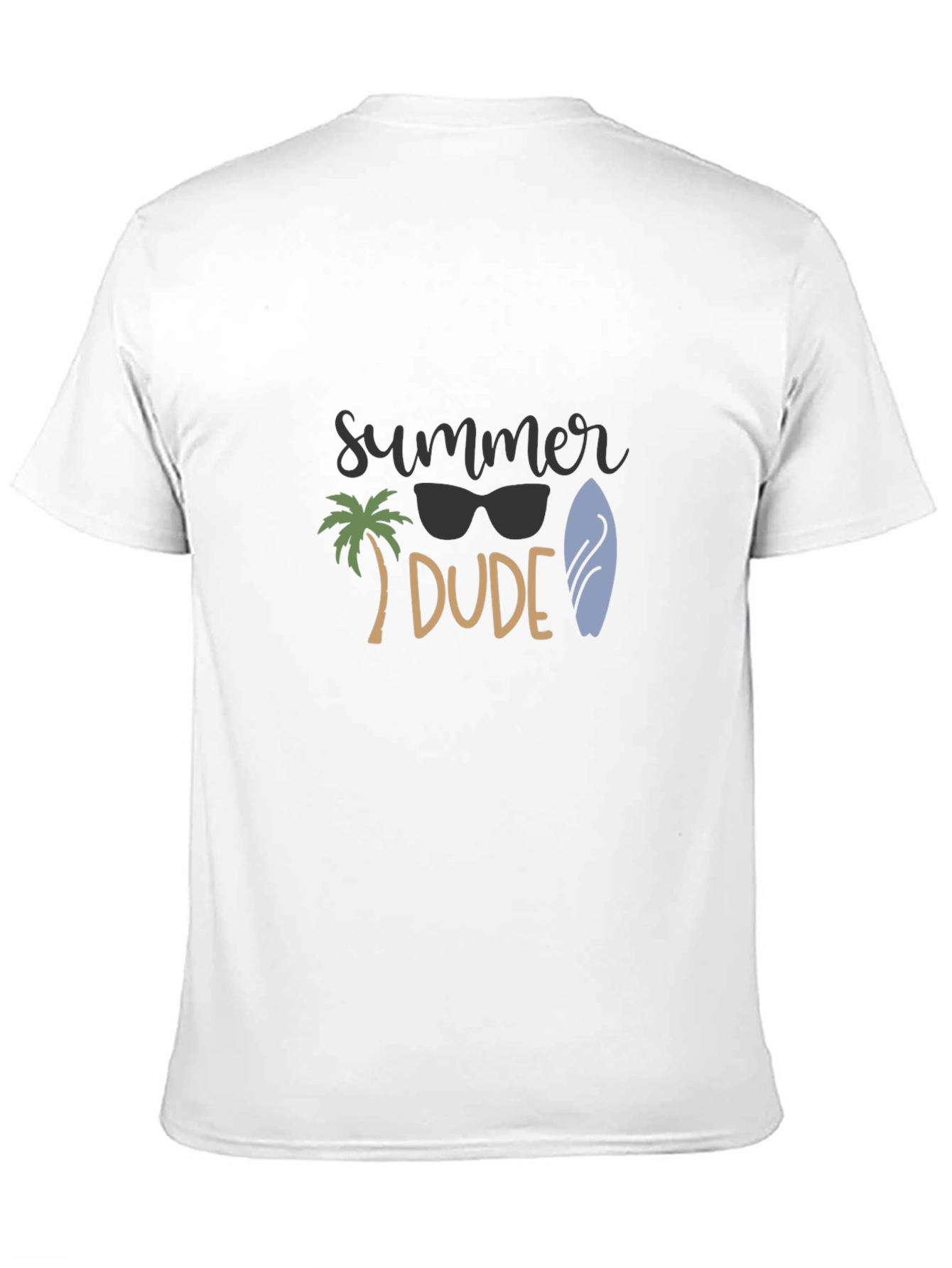 Summer Dude Black T-Shirt