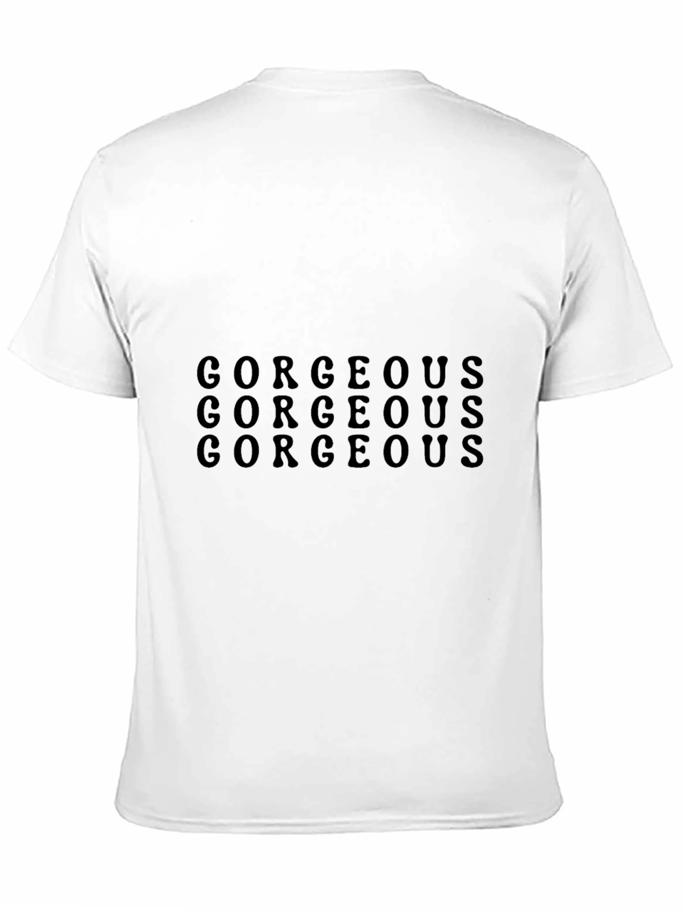 Gorgeous Graphic Tee - Stylish Black T-Shirt