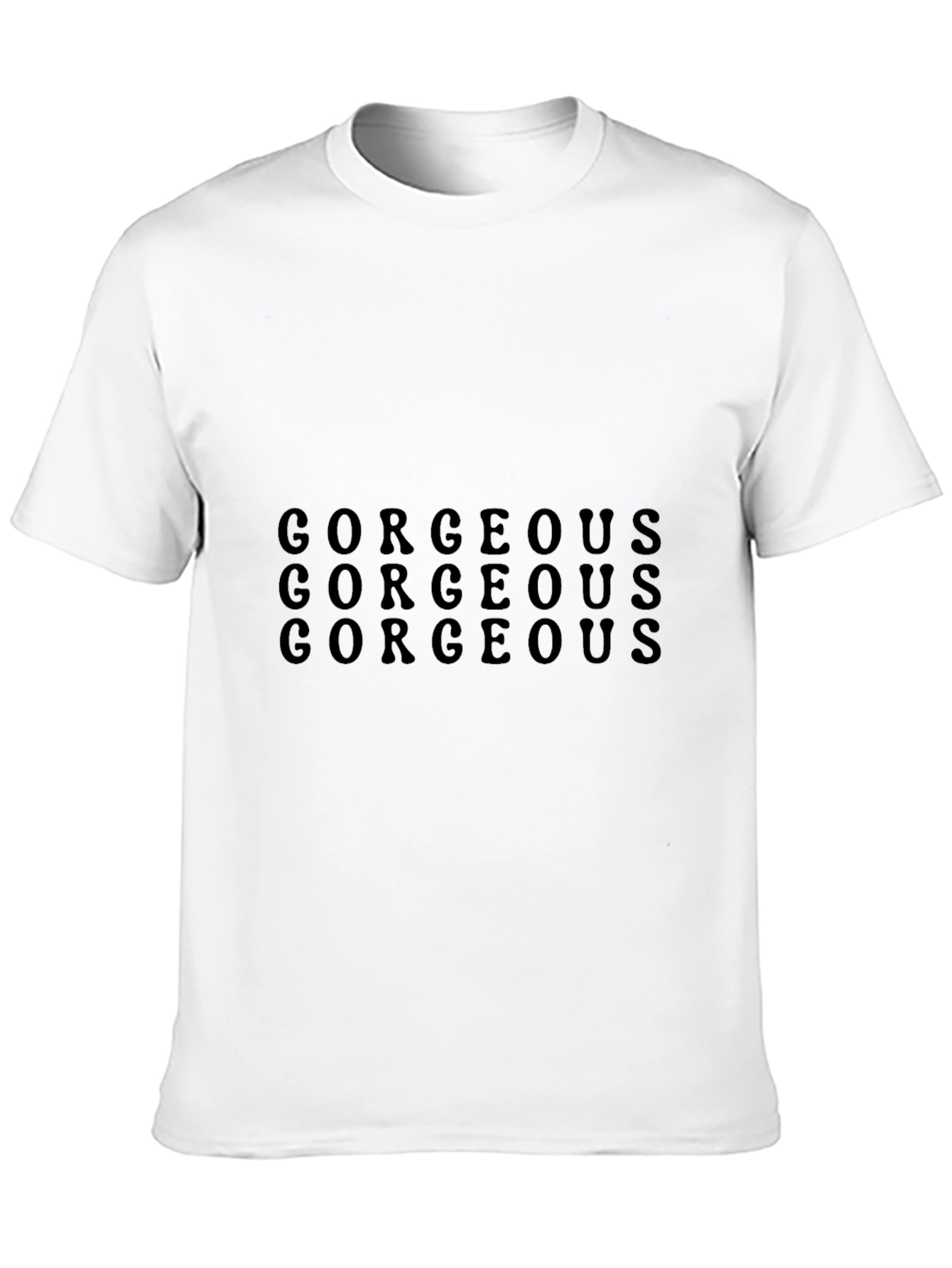 Gorgeous Graphic Tee - Stylish Black T-Shirt