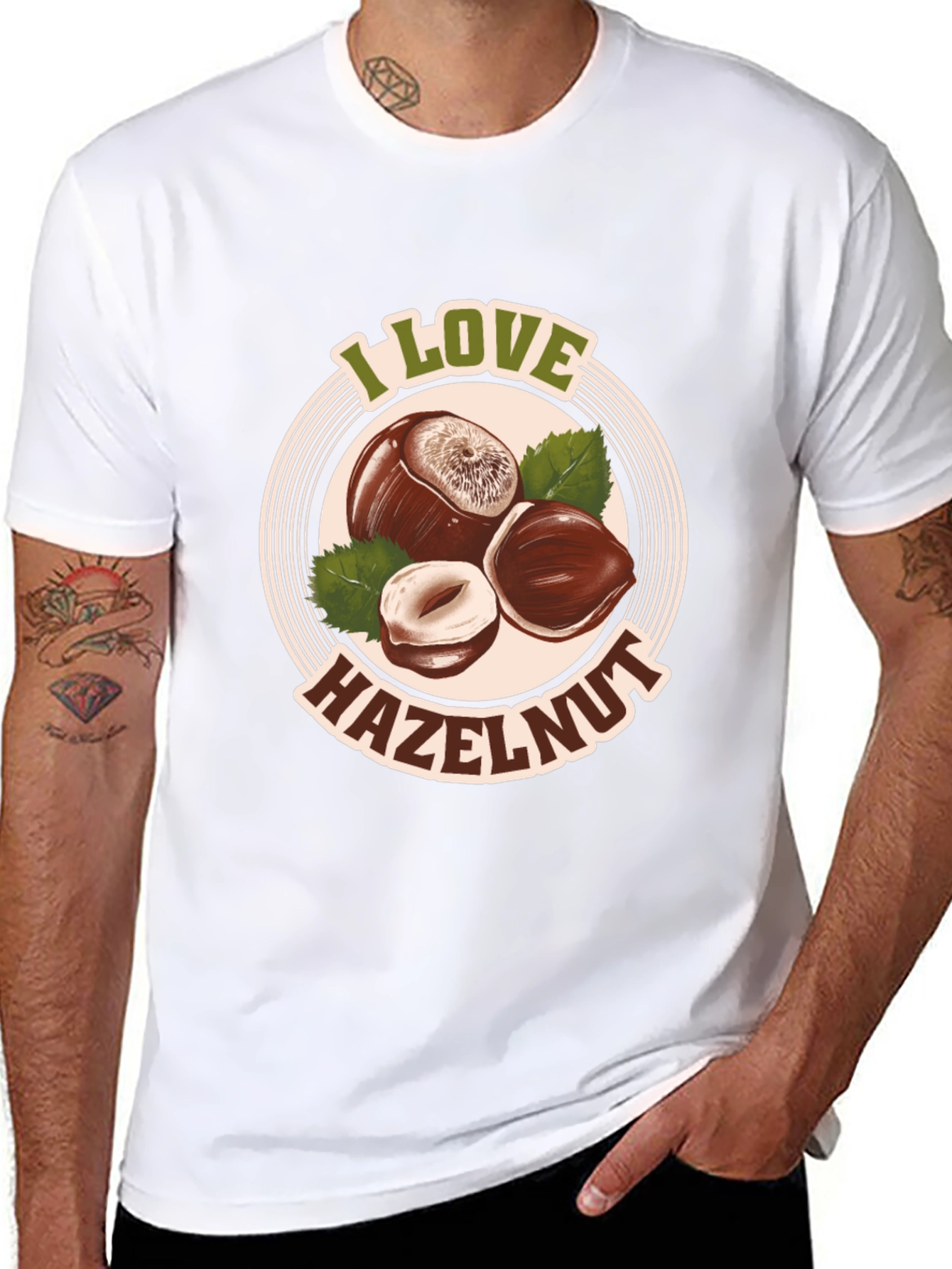 I Love Hazelnut Graphic Tee