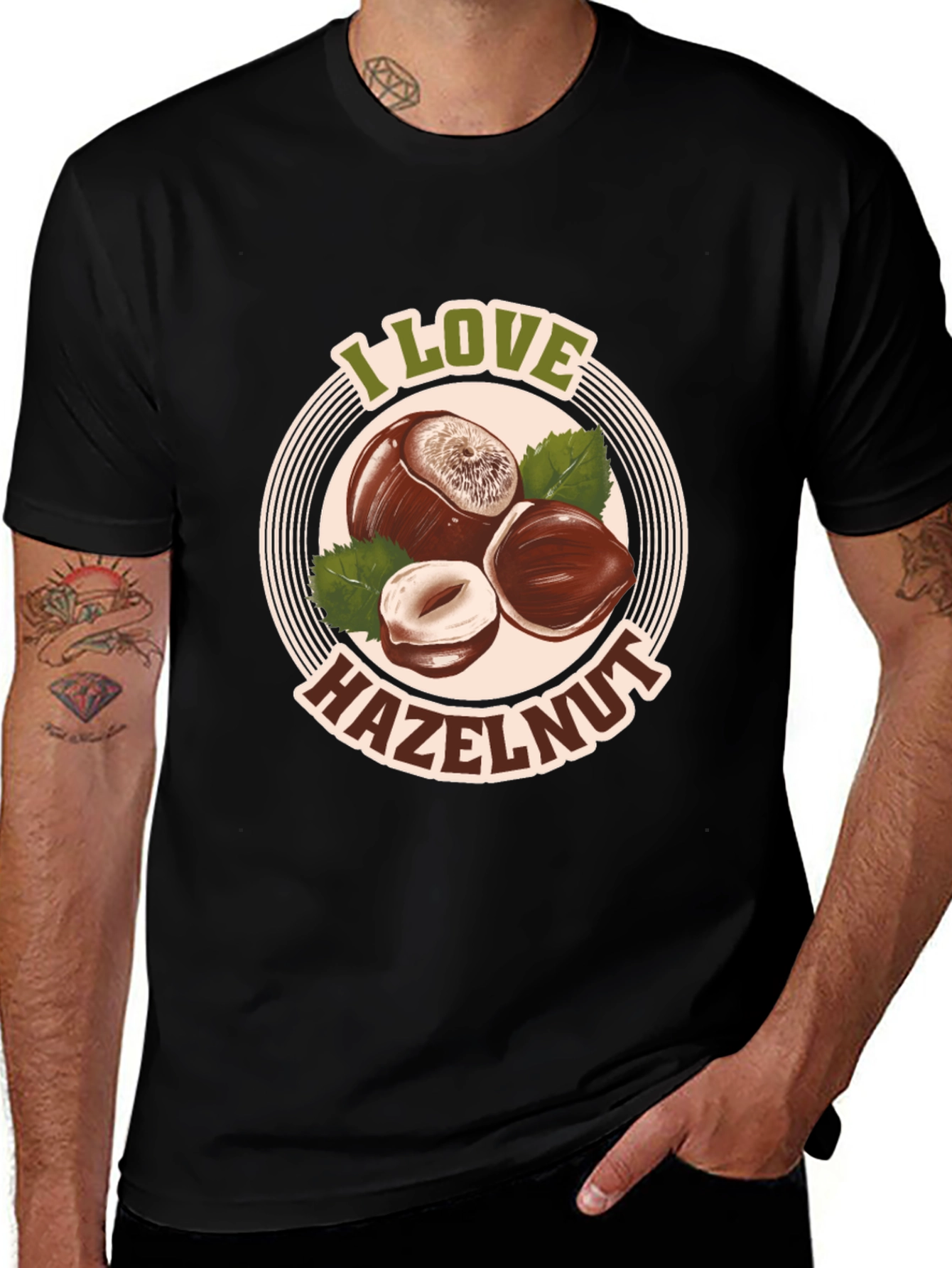 I Love Hazelnut Graphic Tee