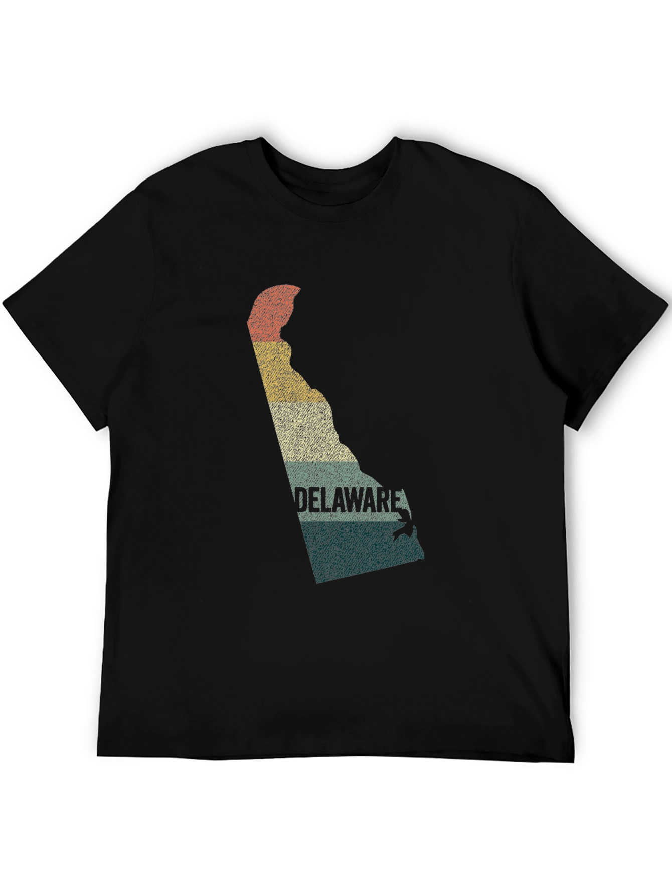 Delaware State Retro Graphic T-Shirt
