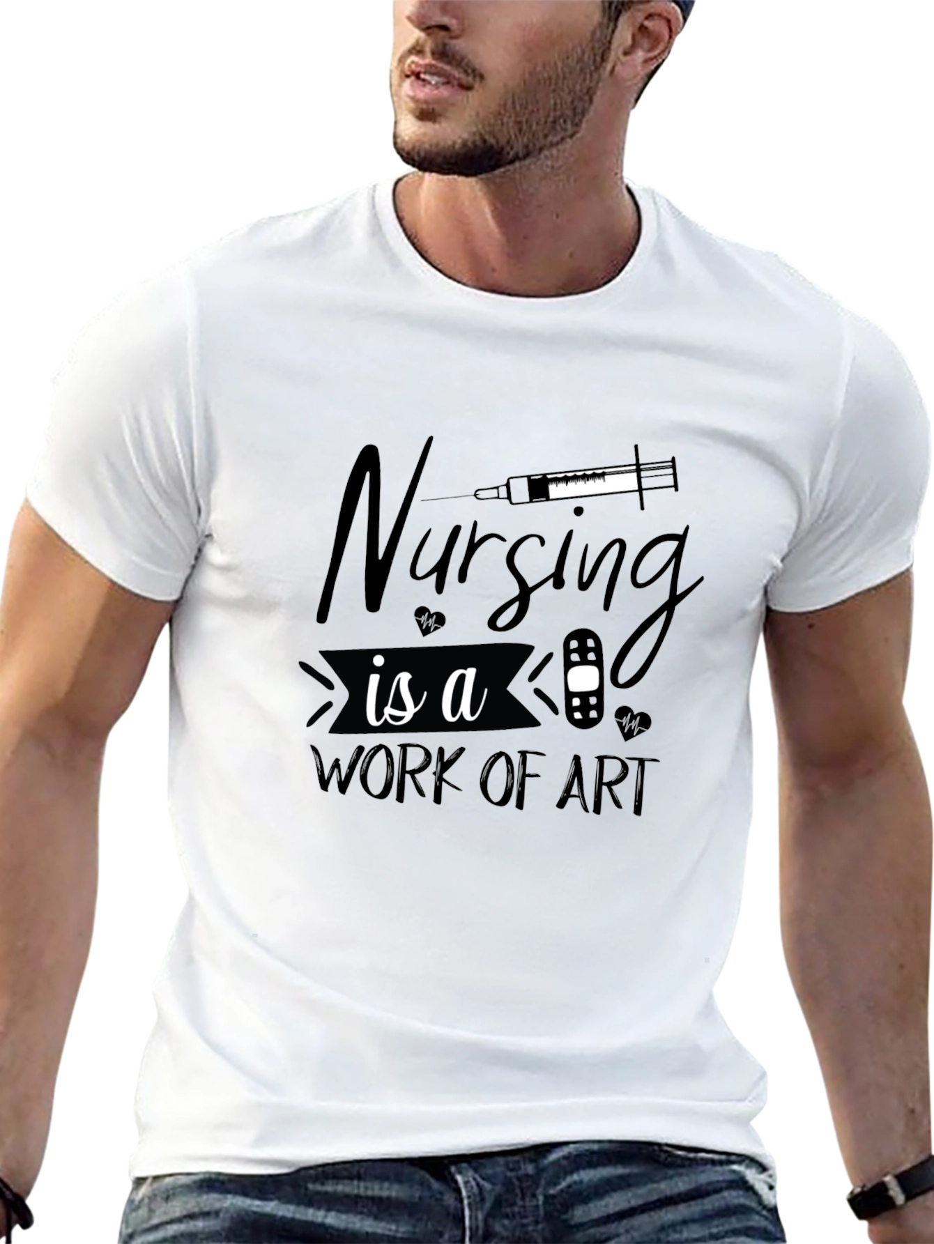Nursing is a Work of Art T-Shirt