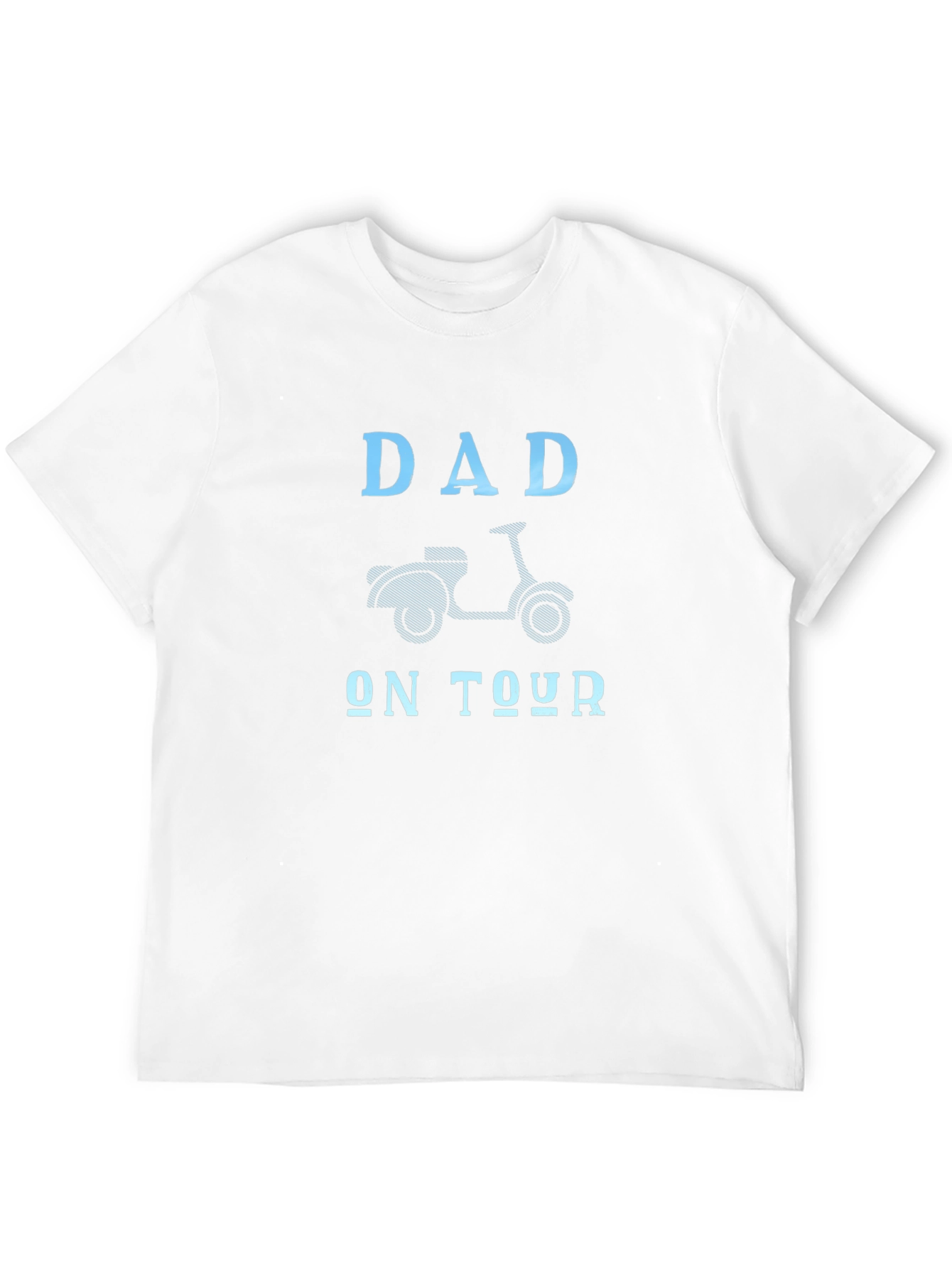 Dad On Tour Graphic T-Shirt - Scooter Design