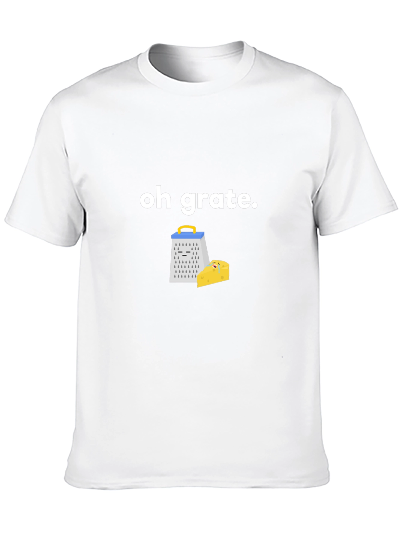 Oh Grate! Funny Cheese Grater Pun T-Shirt